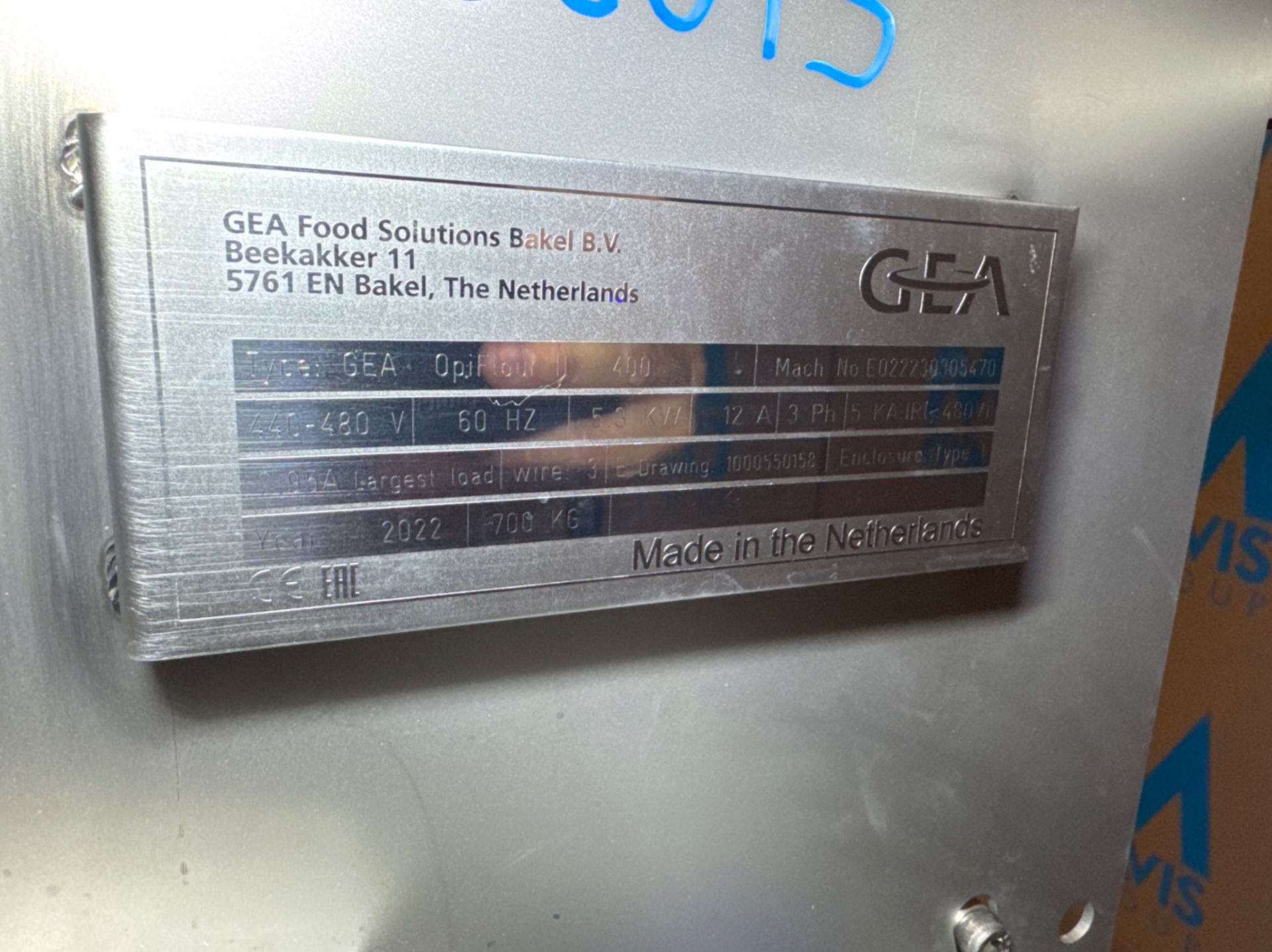 2022 GEA OpiFlour II - 400 S/S Preduster - Image 17 of 18