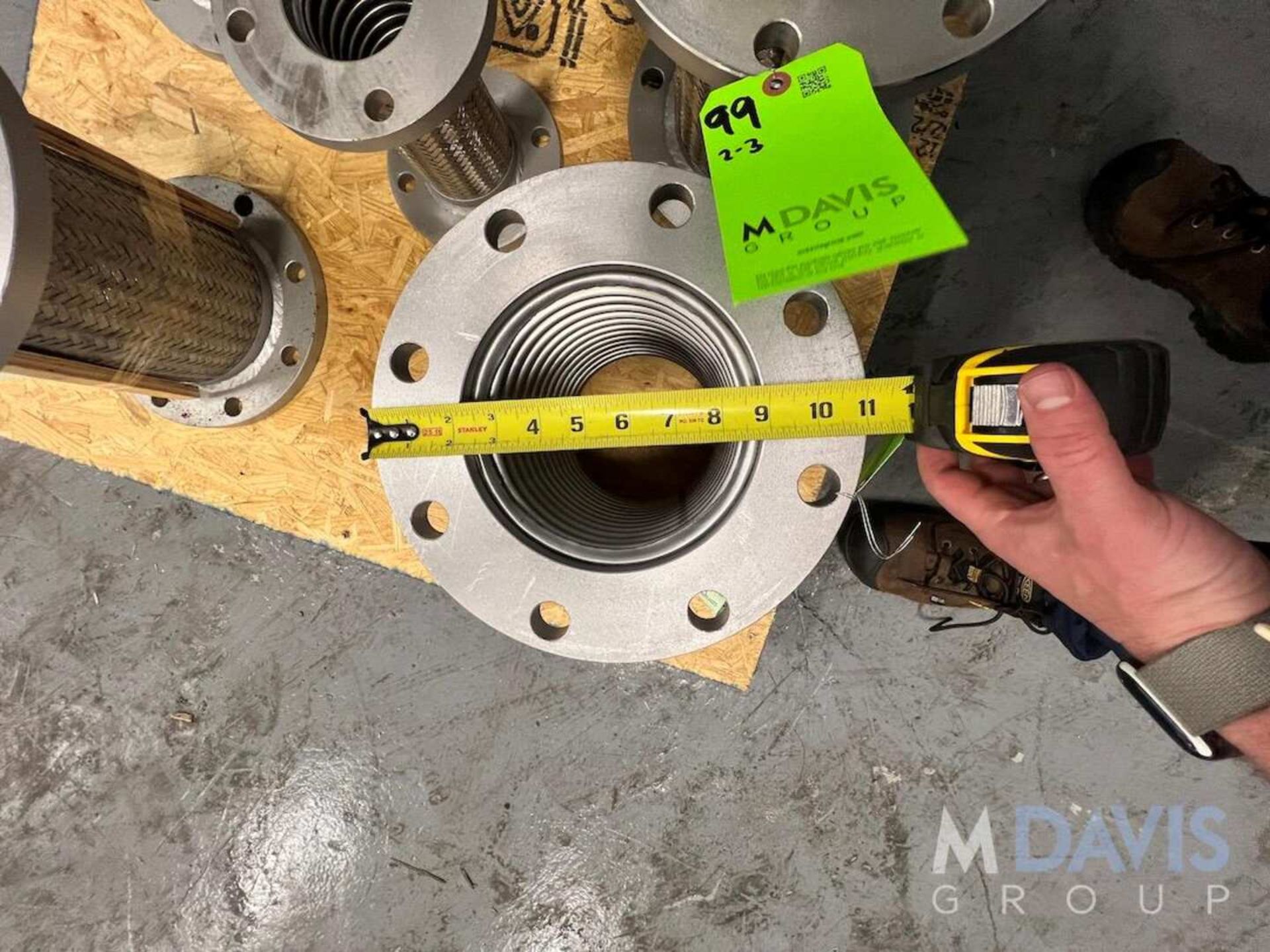 (3) NEW METRAFLEX FLANGED FLEXIBLE METAL HOSE AND PUMP CONNECTOR WITH CORRUGATED HOSE AND BRAID (IN - Image 7 of 7