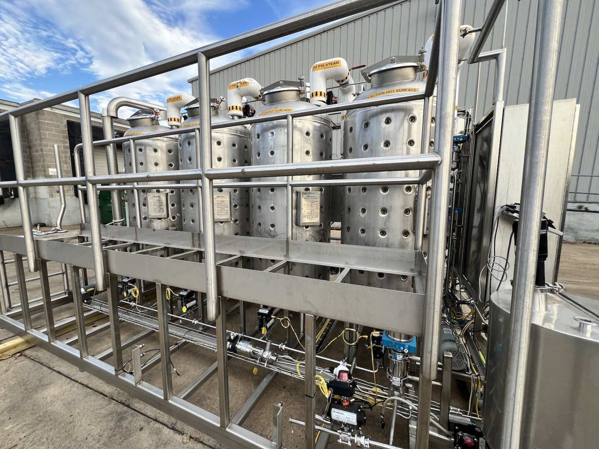 2010 S/S Reactor Skid System with (4) Buckeye Aprox. 200 Gal. Jacketed S/S Tanks - Image 23 of 23