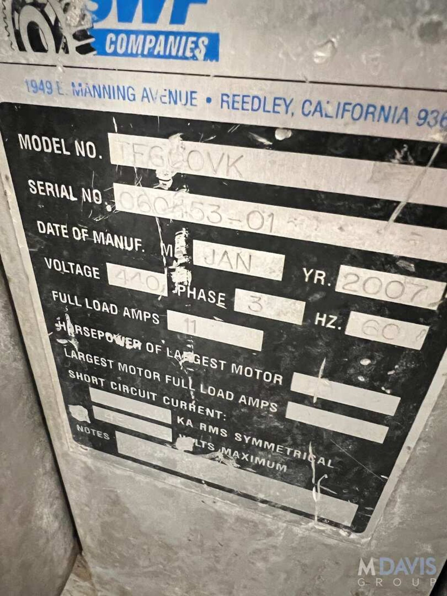 S/S TRAY FORMER (INVENTORY # ) (LOCATED @ MDG SHOWROOM - PITTSBURGH, PA) (LOCATED @ MDG SHOWROOM - - Image 7 of 13