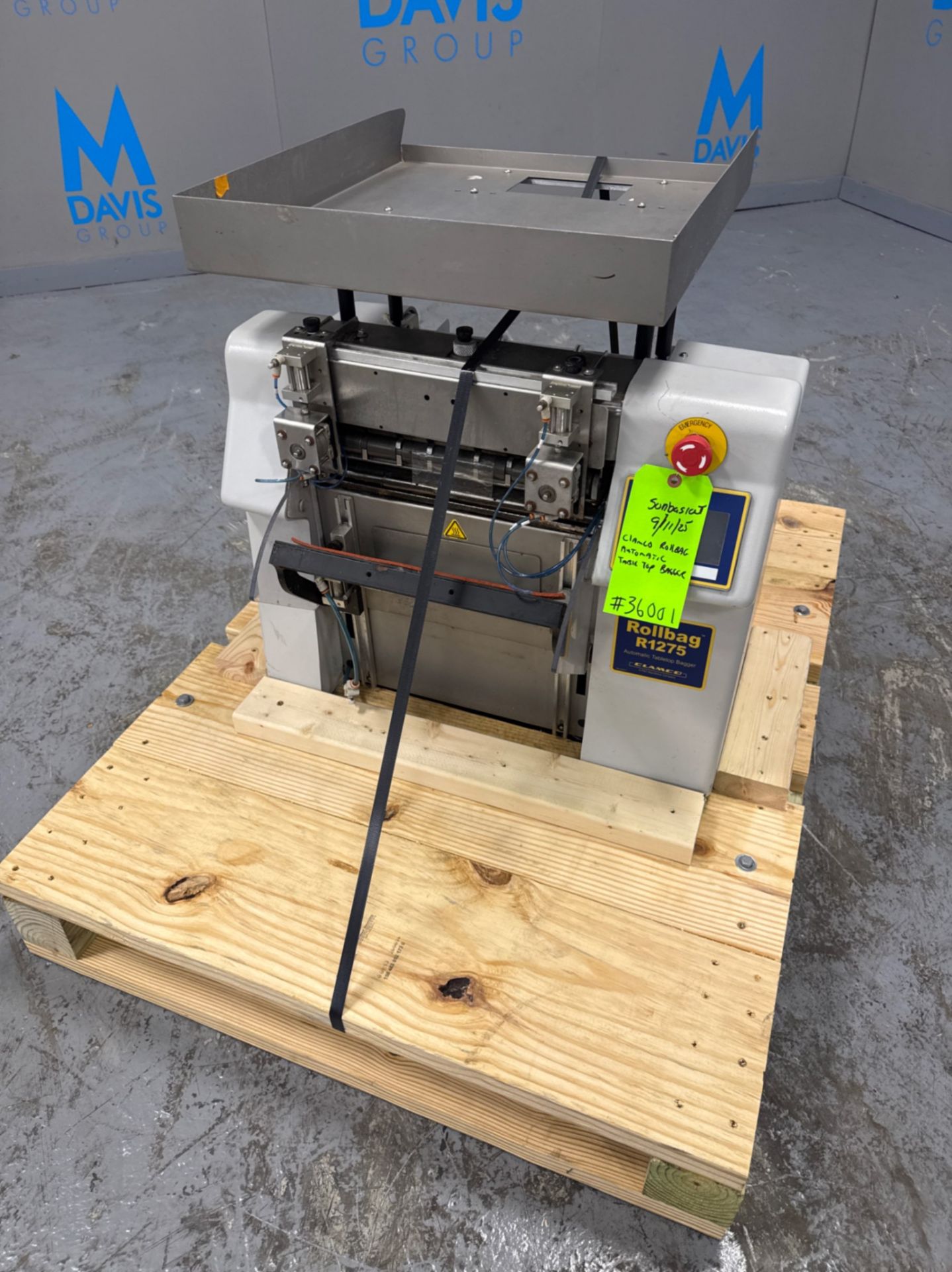 Clamco Rollbag Automatic Table Top Bagger