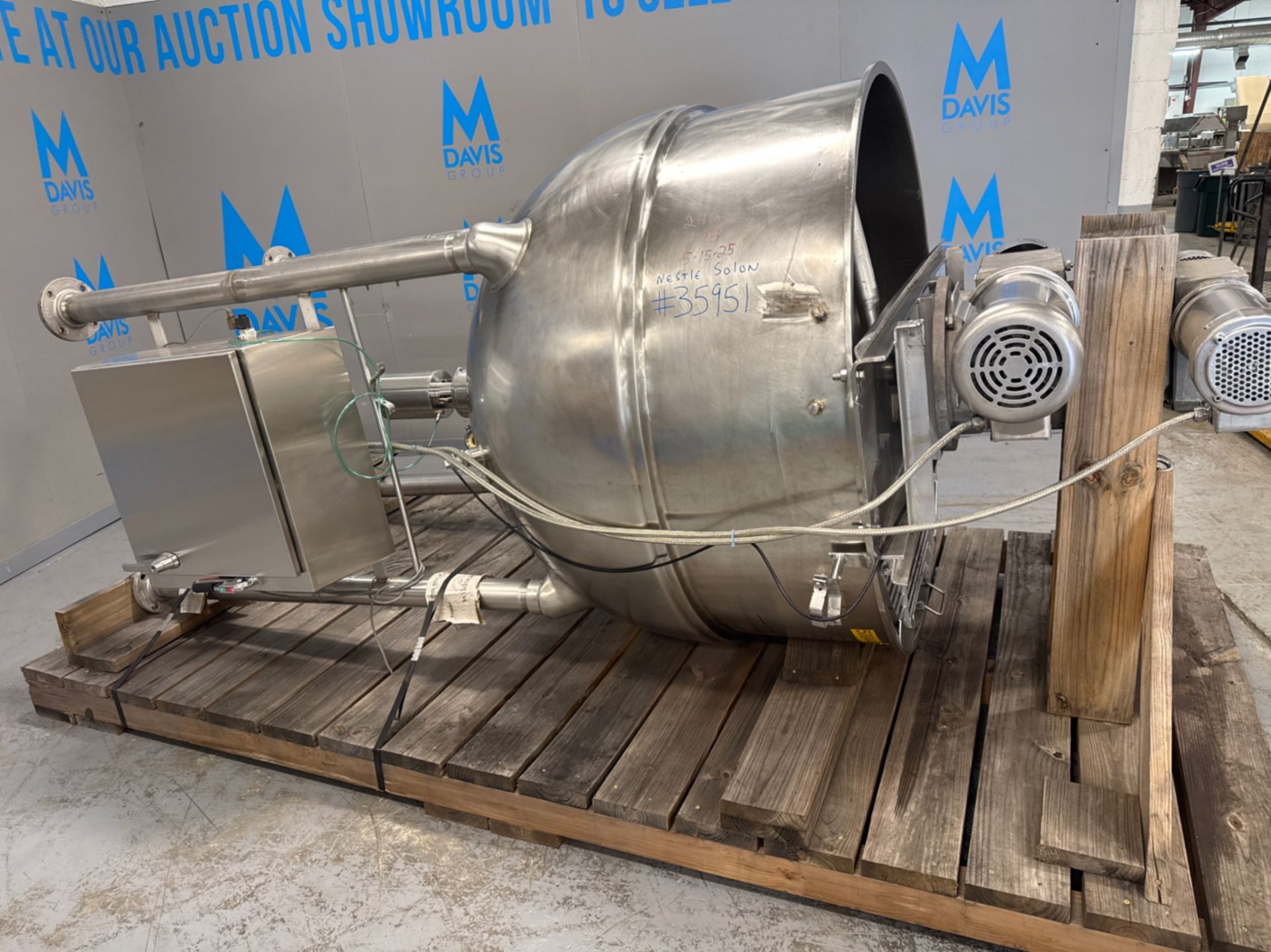 Groen 300 Gallon Jacketed S/S Kettle - Image 3 of 11