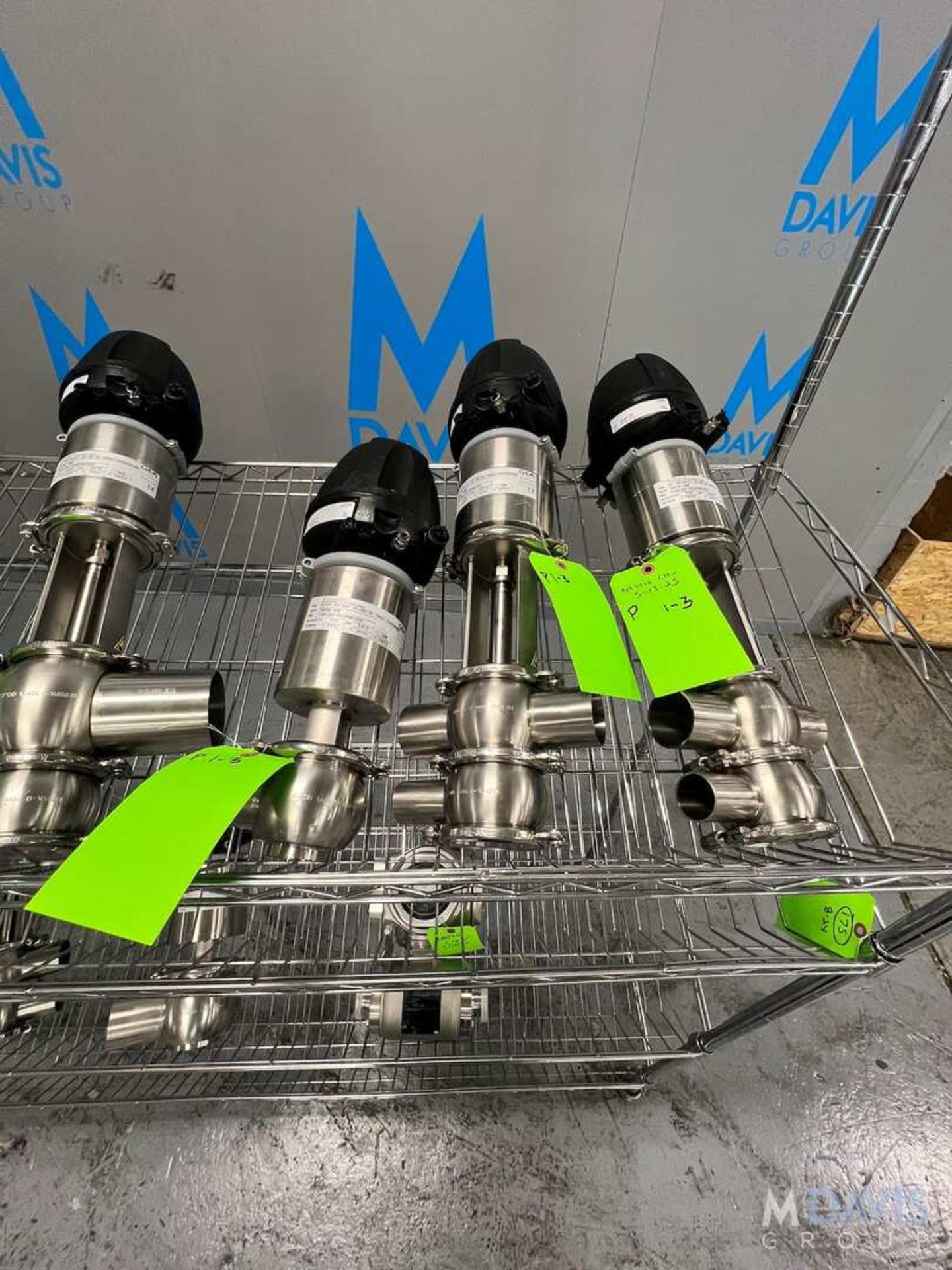 (3) NEW 2020 GEA AIR VALVES, (2) 3-WAY CROSS BODY AIR VALVE WITH 2 IN. AND 1-1/2 IN., (1) 2 IN., 316