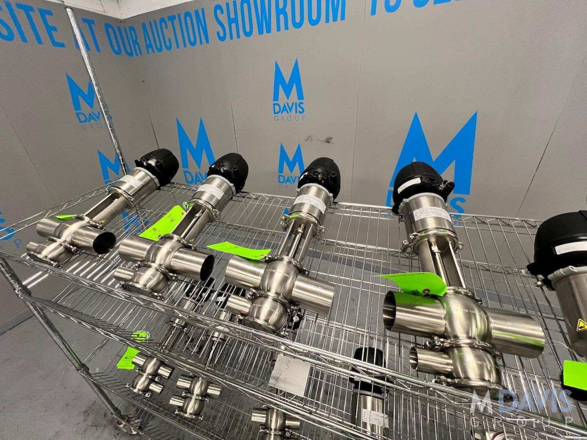 (4) NEW 2020 3-WAY AIRVALVES, CROSS BODY TYPE, 2 IN. AND 1-12 IN., 316L S/S (INVENTORY # ) (LOCATED