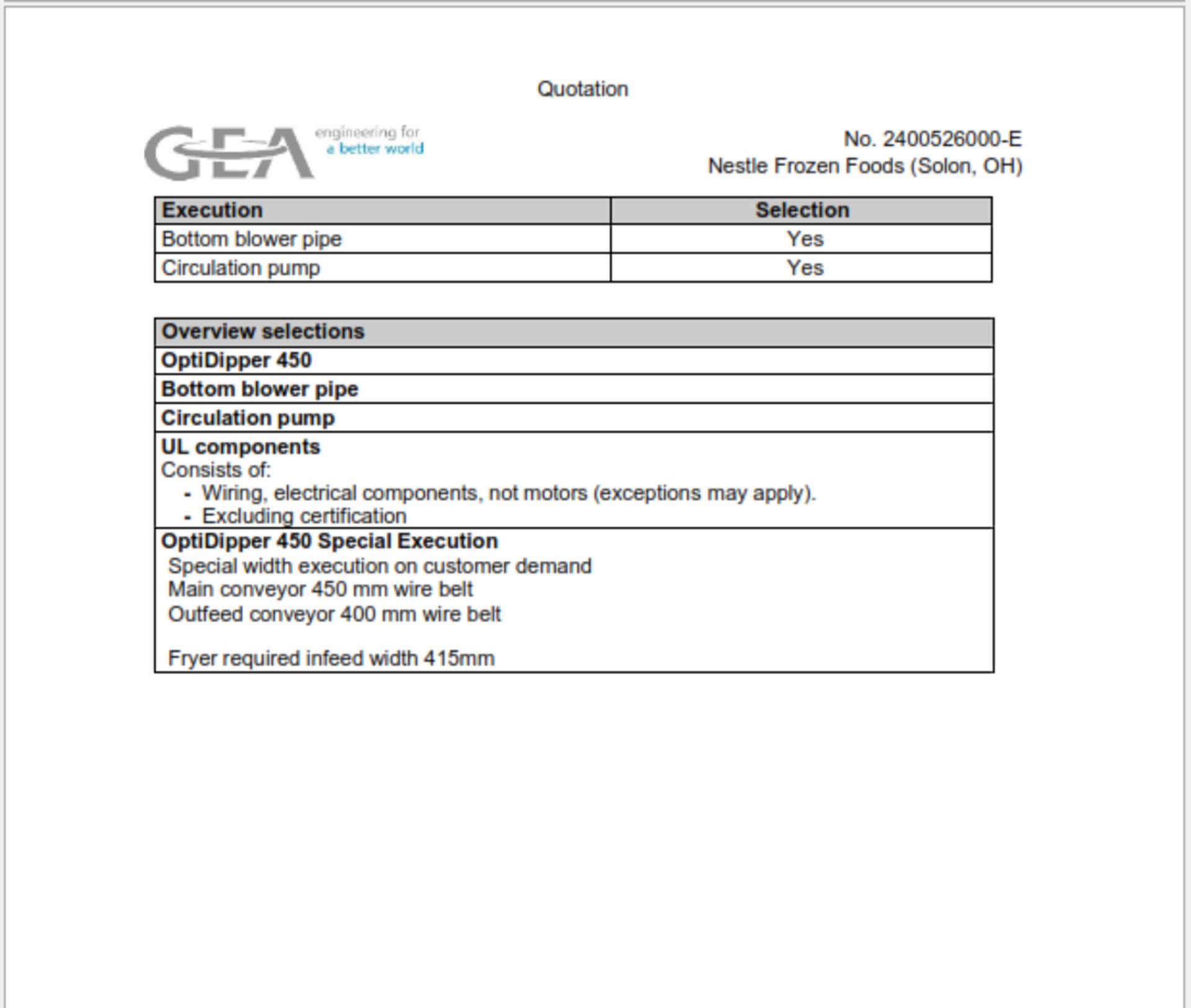 2022 GEA OptiDipper Tempura & Batter Applicator - Image 17 of 19