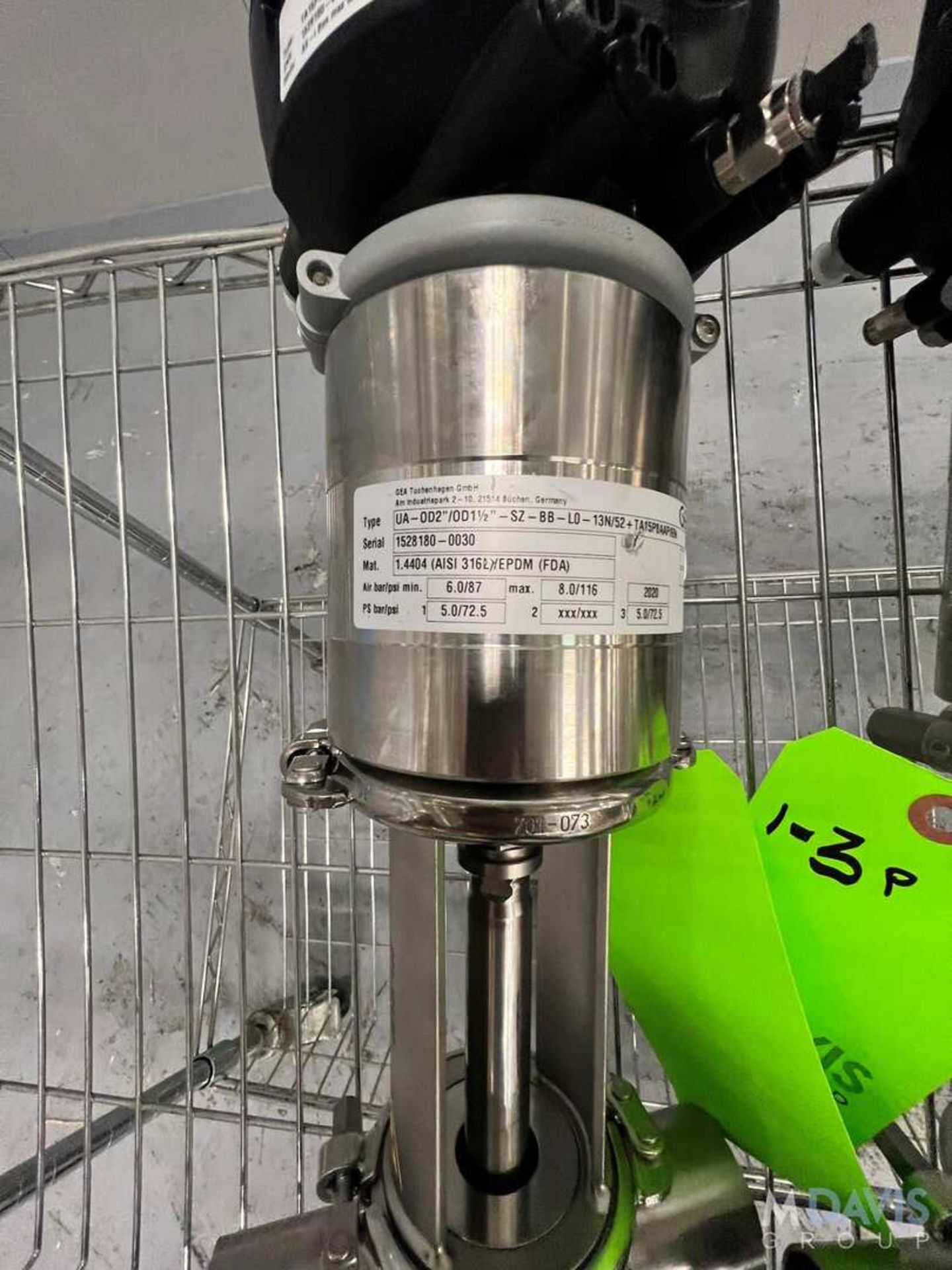 (3) NEW 2020 GEA AIR VALVES, (3) CORSS BODY TYPE, 2 IN. AND 1-1/2 IN., 316 L S/S (INVENTORY # ) (LO - Image 4 of 7