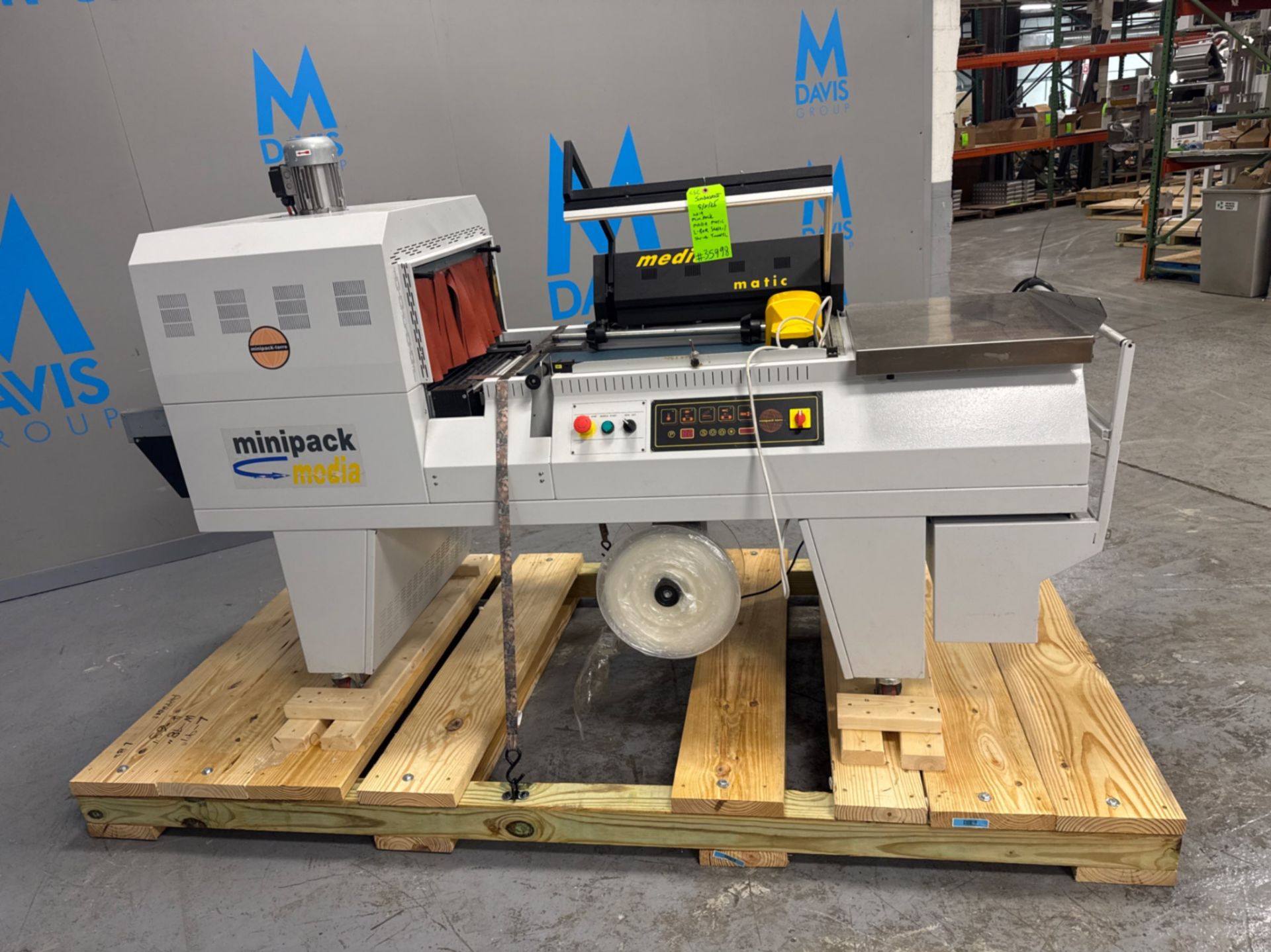 Minipack Media Matic L-Bar Sealer / Shrink Tunnel - Image 10 of 14