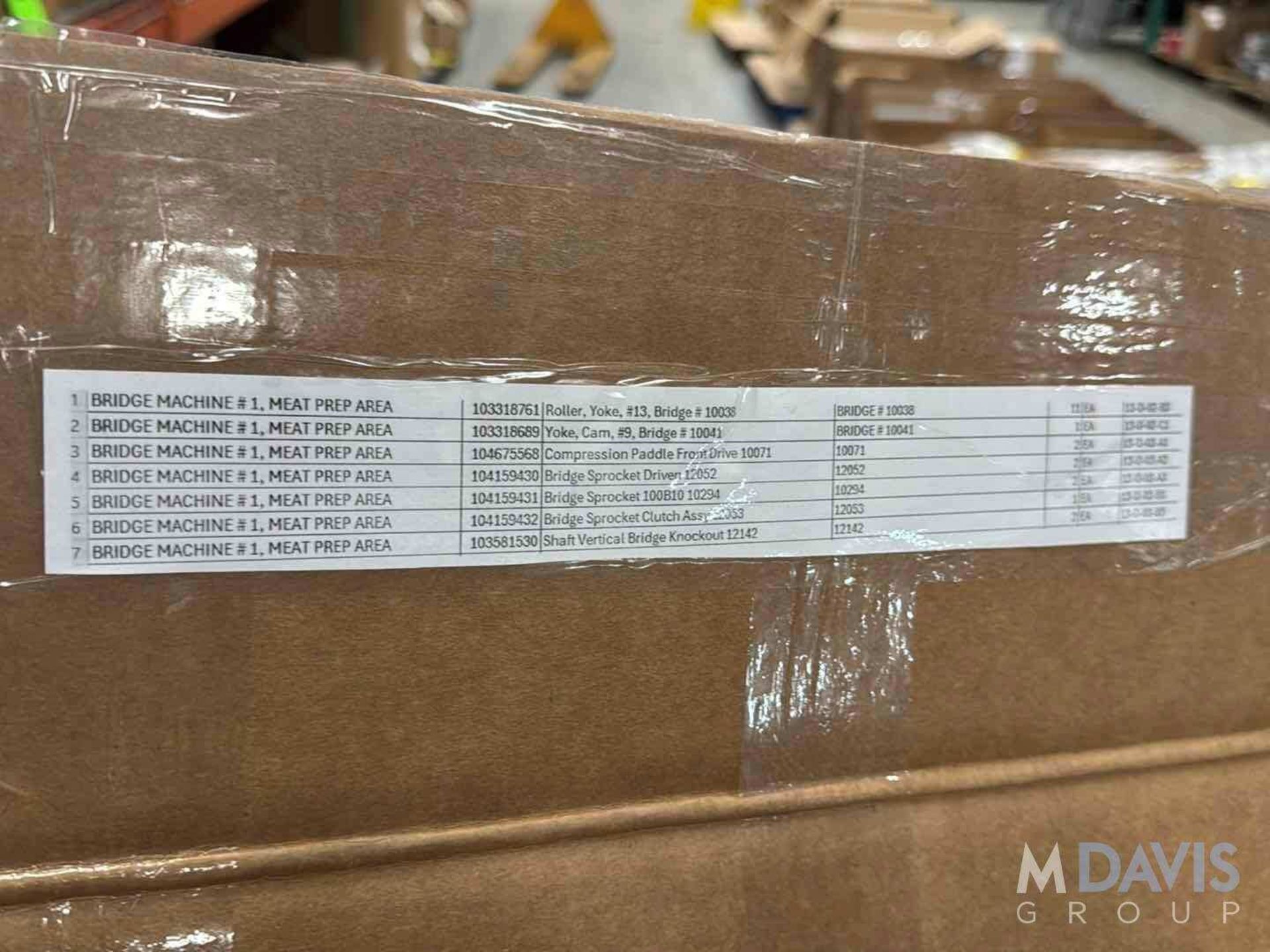 BRIDGE PATTY FORMER PARTS FOR #1 (MEAT PREP AREA) - Image 14 of 16