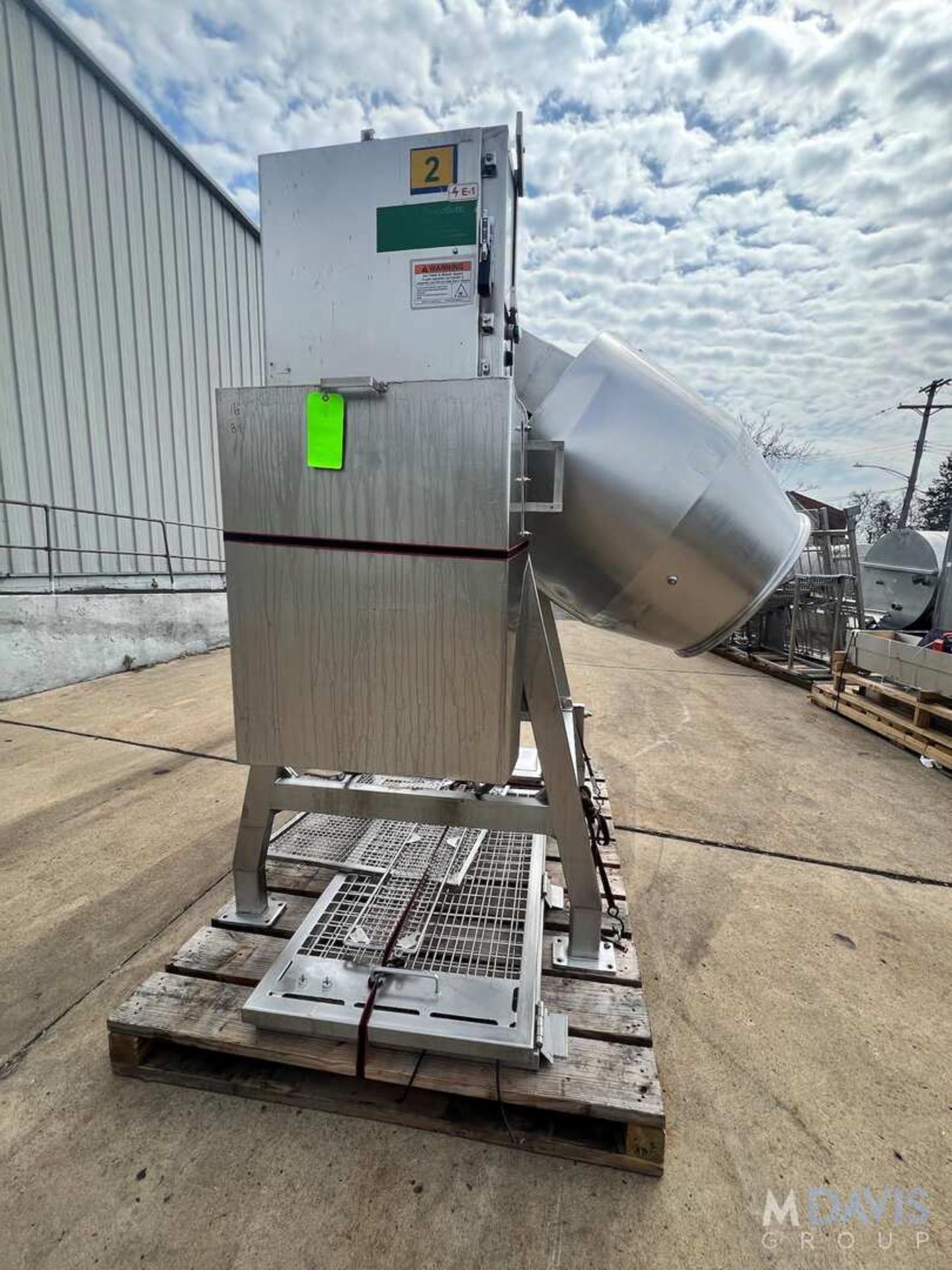 S/S CONTINUOUS ROTARY COATING DRUM / TUMBLE MIXER (INVENTORY # ) (LOCATED @ MDG SHOWROOM - PITTSBU - Image 7 of 15