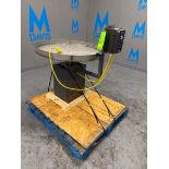 CUSTOM 33 W X 29 H CONVEYOR ROUND ACCUMULATION TABLE