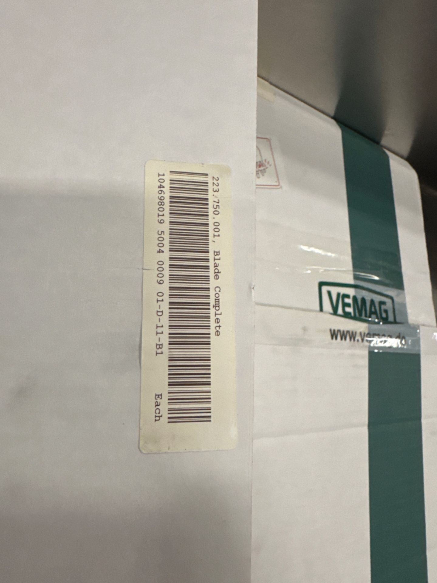 VEMAG MMP-223 PAPER PORTIONER PARTS - Image 9 of 13