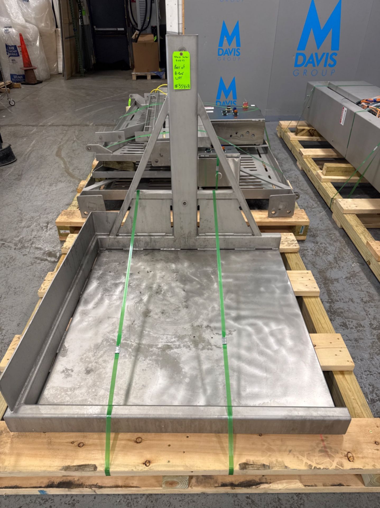 A-ONE VERTICAL S/S CART LIFT / ELEVATOR - Image 8 of 13