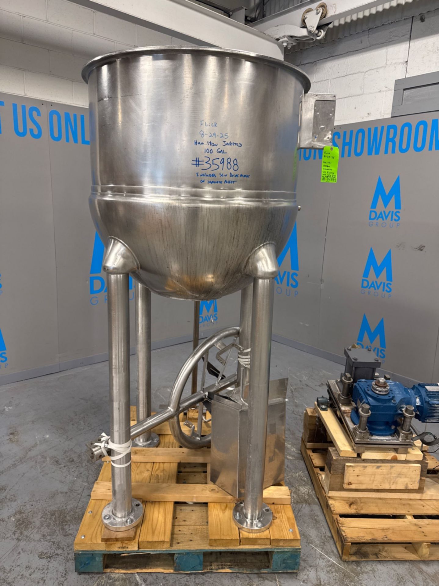 Hamilton 100 Gallon S/S Jacketed Kettle - Image 2 of 15