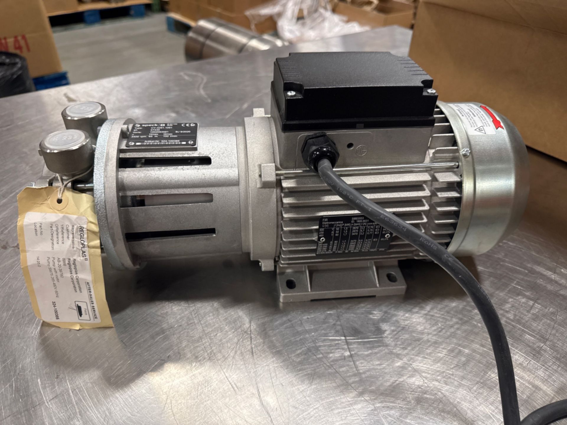 SPECK TURBINE PUMP - Image 3 of 7