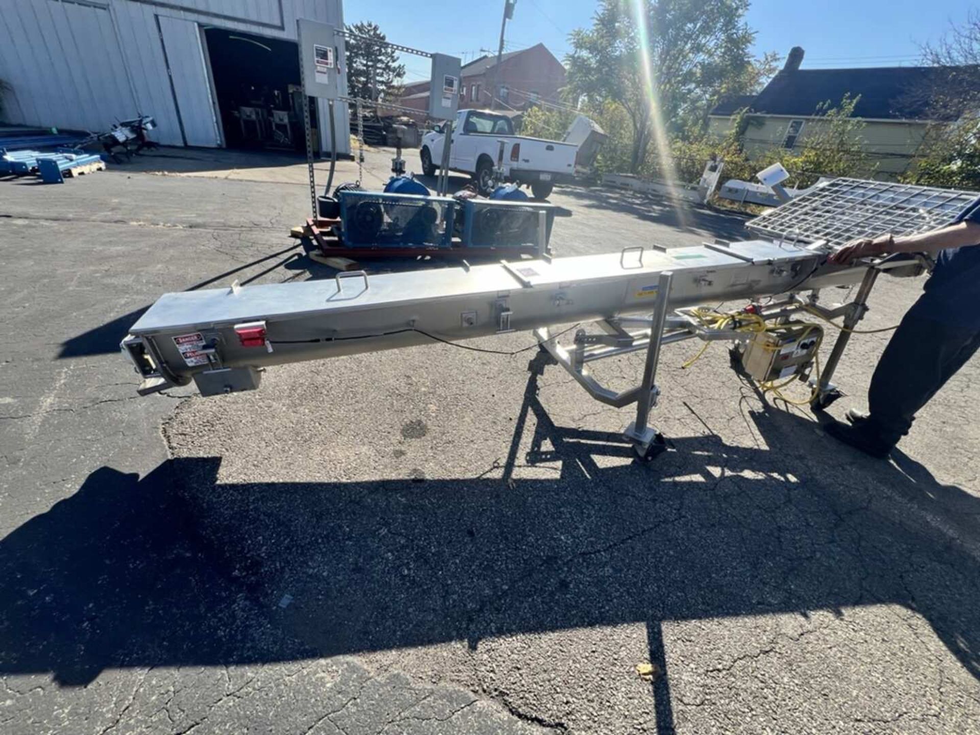 MARCHANT SCHMIDT 13 FT L PORTABLE INCLINED S/S AUGER CONVEYOR - Image 3 of 25