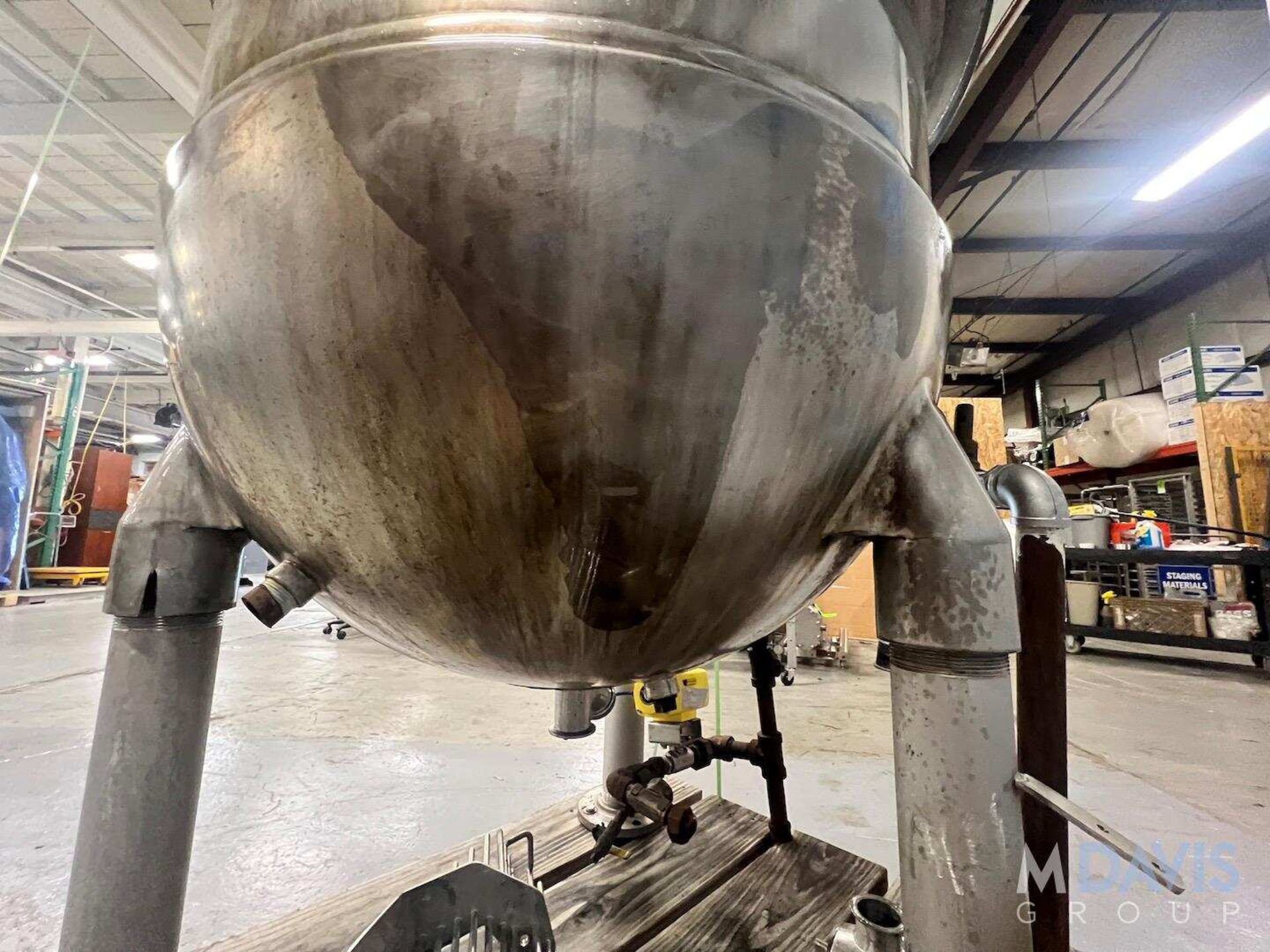 GROEN S/S DUAL MOTION JACKETED KETTLE, SWEEP SCRAPE AGITATION AND PROP STYLE AGITATION (INVENTORY # - Image 24 of 27