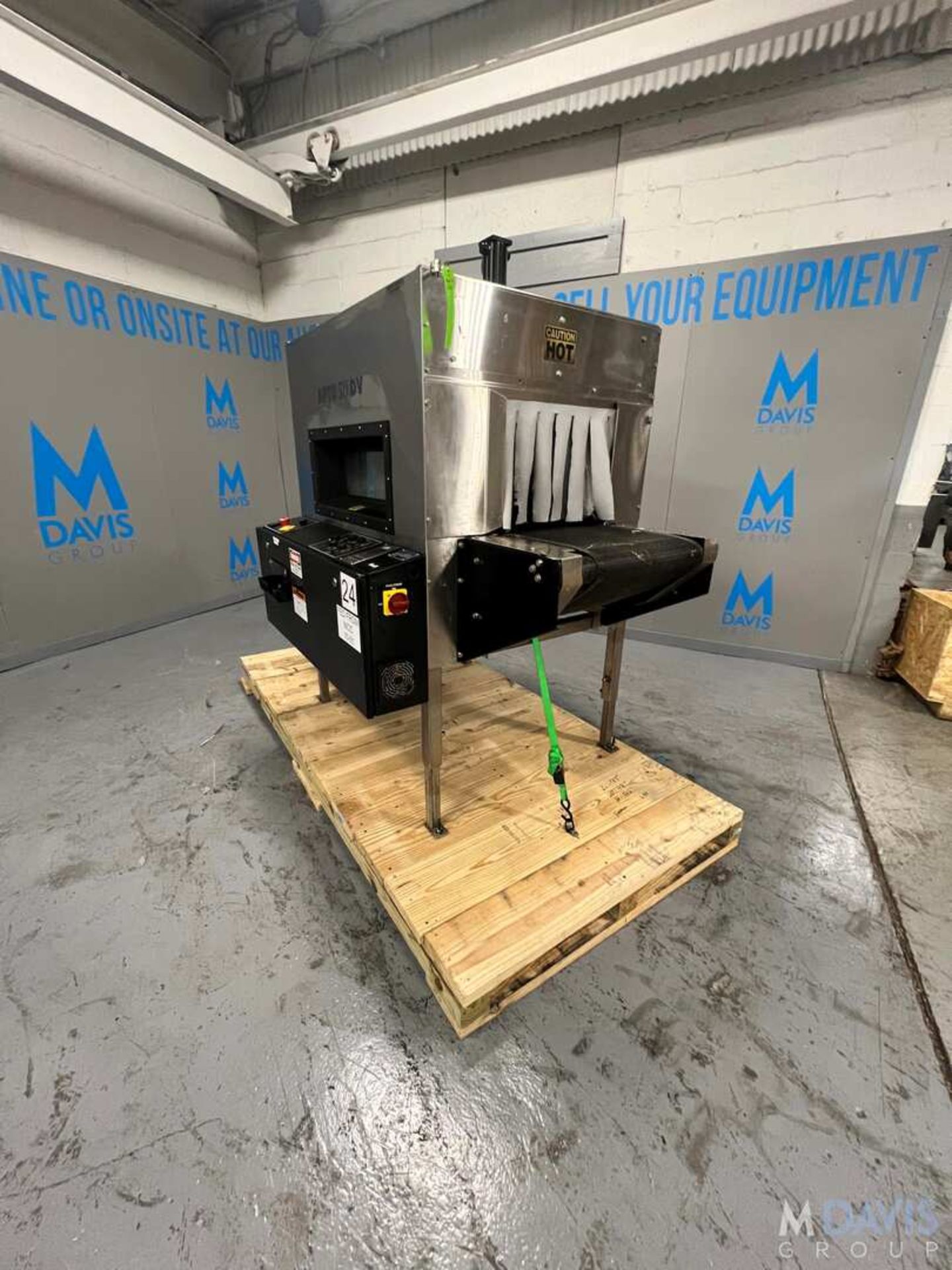 AUTOMATION PACKAGING INC API, MODEL APTU 50 DV-XI S/S HEAT SHRINK TUNNEL, S/N 829, APPROX. 18 IN. W - Image 6 of 13