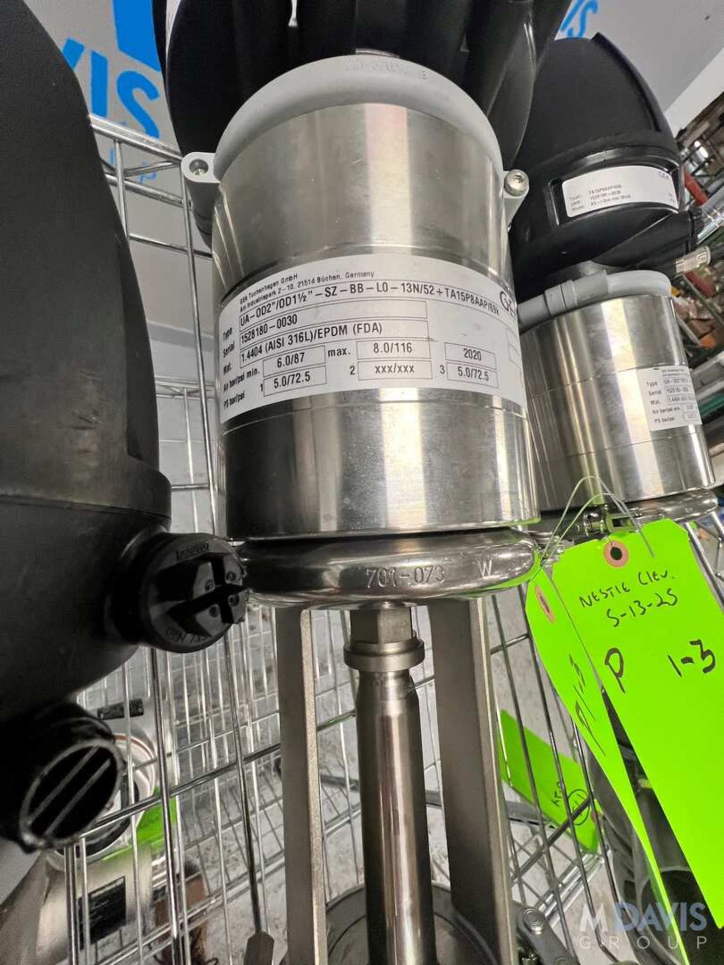 (3) NEW 2020 GEA AIR VALVES, (2) 3-WAY CROSS BODY AIR VALVE WITH 2 IN. AND 1-1/2 IN., (1) 2 IN., 316 - Image 8 of 10