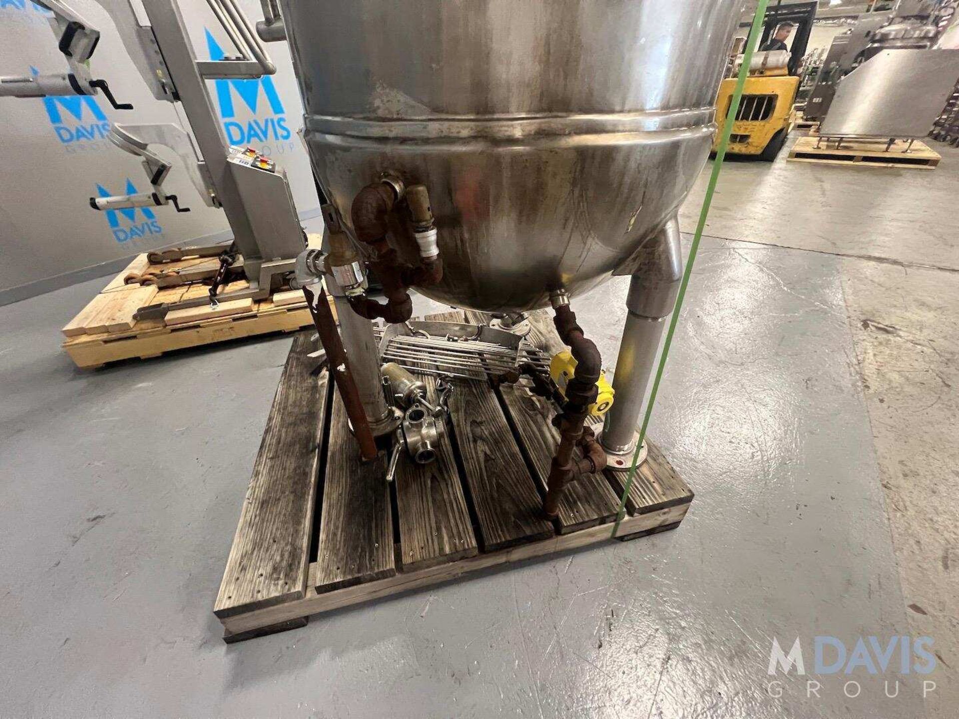 GROEN S/S DUAL MOTION JACKETED KETTLE, SWEEP SCRAPE AGITATION AND PROP STYLE AGITATION (INVENTORY # - Image 25 of 27