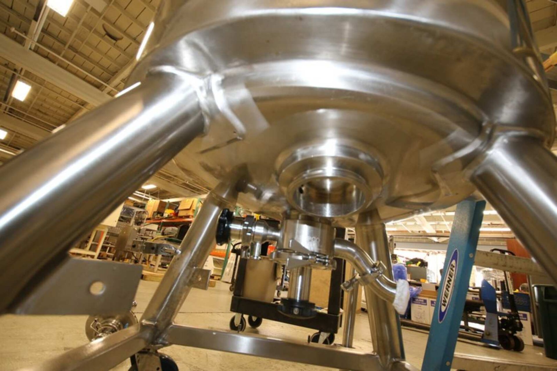 2005 Lee 250 Liter Dome Top Dome Bottom Jacketed Portable S/S Reactor Tank, Model 250 L DP, SN 39858 - Image 12 of 14