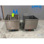 LOT OF (2) S/S DUMP BUGGIES