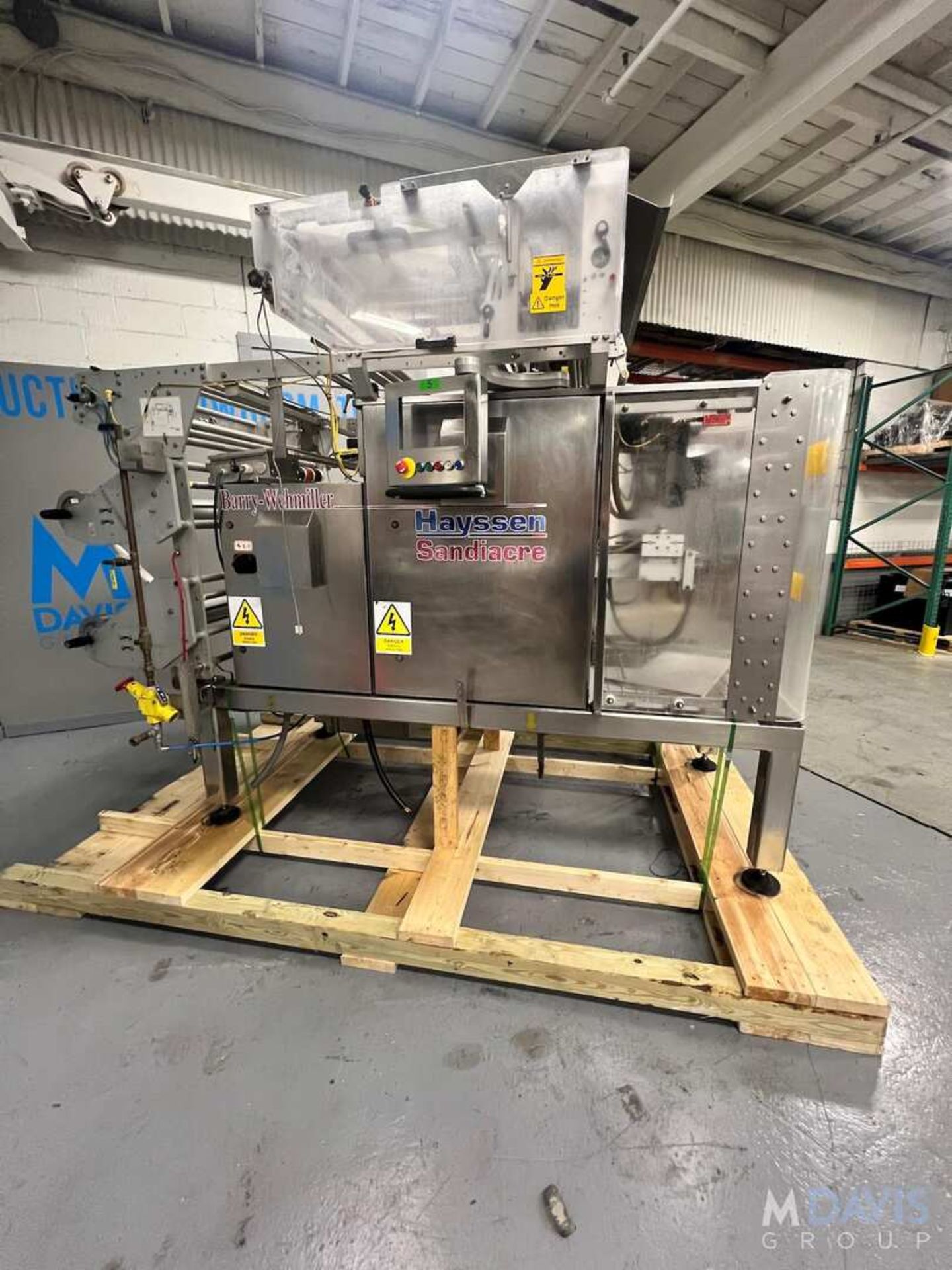 BARRY-WEHMILLER HAYSSEN SANDIACRE VERTICAL FORM FILL SEAL BAGGER, MODEL NOVUS 350, S/N (INVENTORY # - Image 2 of 11