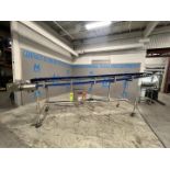 QUANTUM APROX. 16 FT L INCLINED S/S BELT CONVEYOR