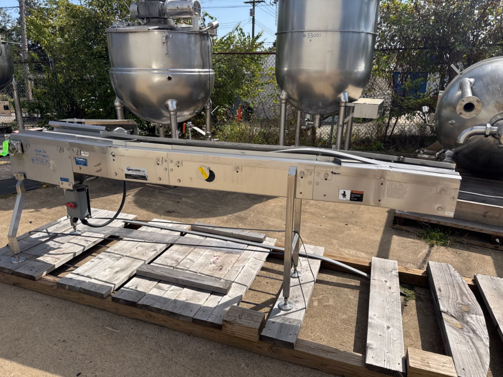 KEENLINE S/S PRODUCTION CONVEYOR SECTION