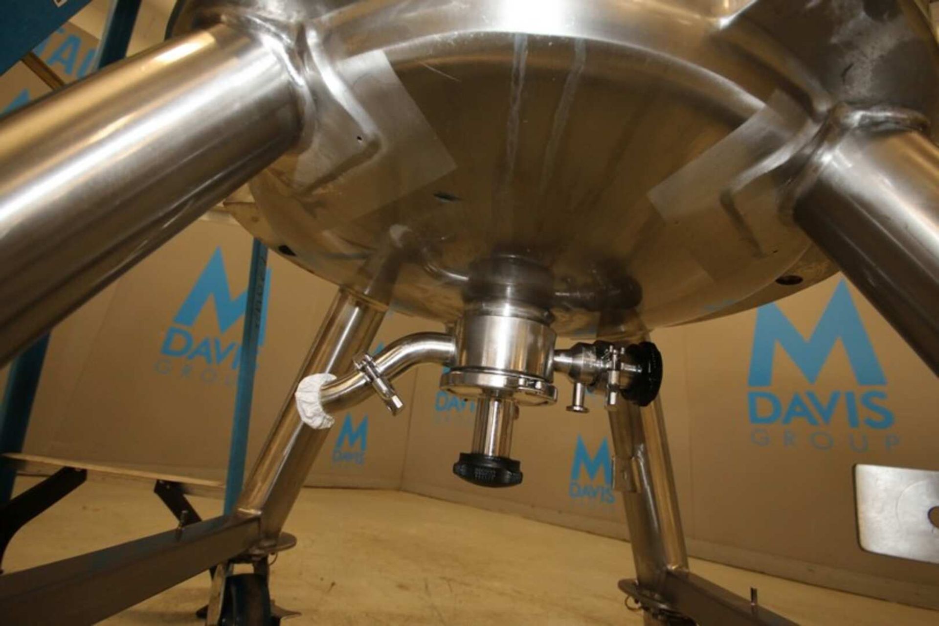 2005 Lee 250 Liter Dome Top Dome Bottom Jacketed Portable S/S Reactor Tank, Model 250 L DP, SN 39858 - Image 8 of 14