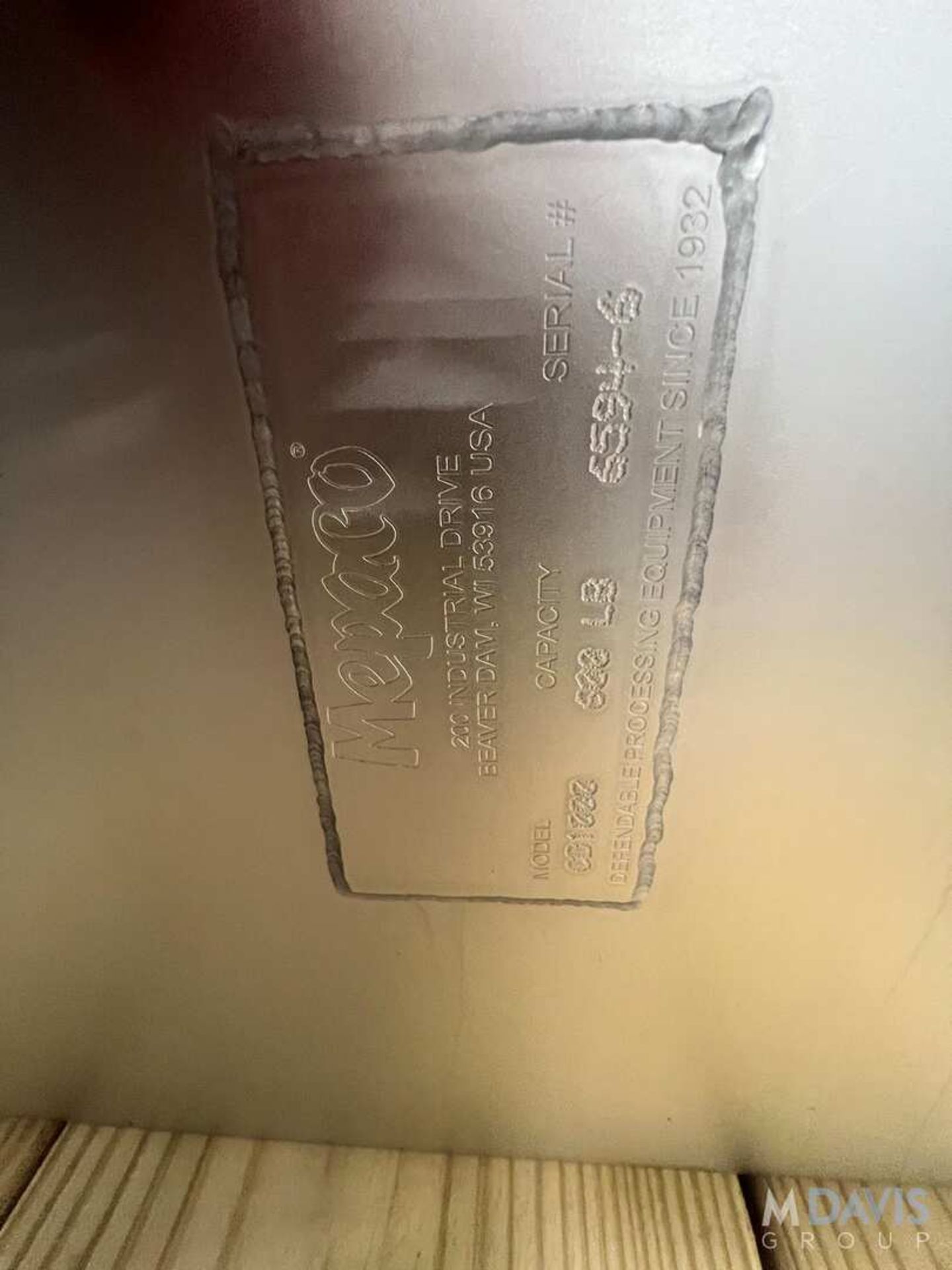 MEPACO S/S TOTE / BUGGY COLUMN LIFT / DUMP, MODEL CD1000, S/N 6594-6, 600 LB CAPACITY (INVENTORY # - Image 10 of 16