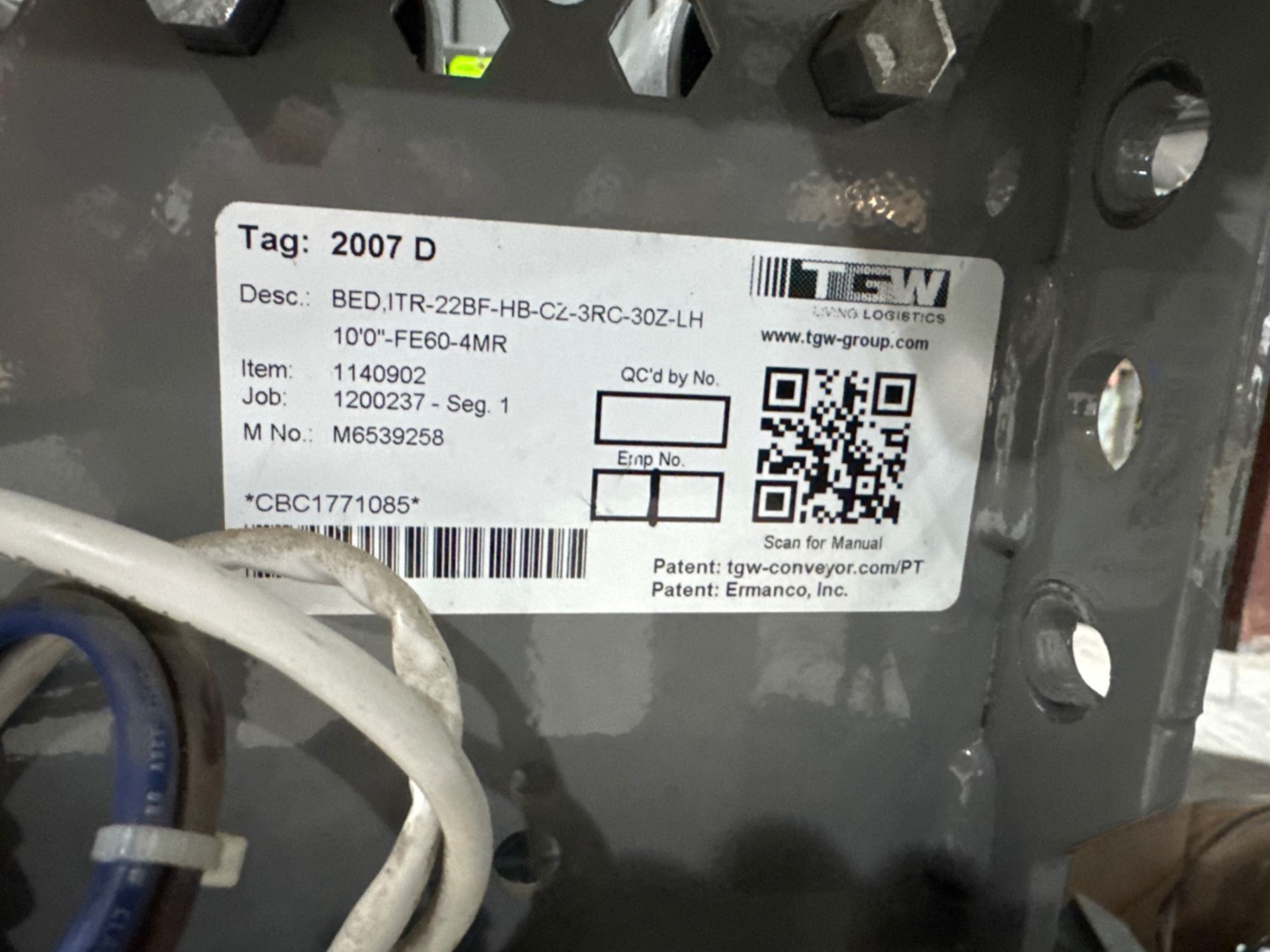 TGW CASE CONVEYOR SYSTEM - Image 18 of 19