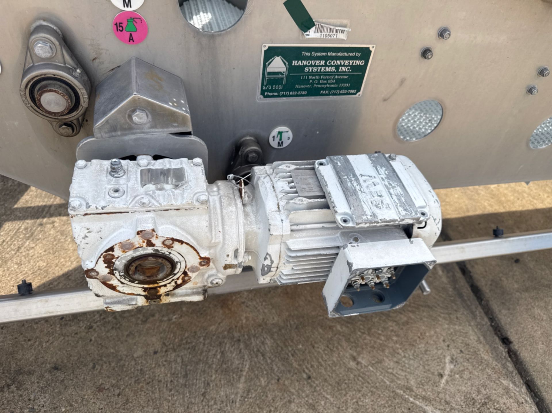 HANOVER CONVEYOR SYSTEMS INCLINED S/S CONVEYOR - Image 6 of 9