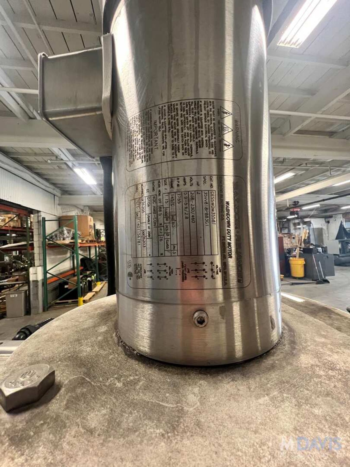 GROEN S/S DUAL MOTION JACKETED KETTLE, SWEEP SCRAPE AGITATION AND PROP STYLE AGITATION (INVENTORY # - Image 26 of 27