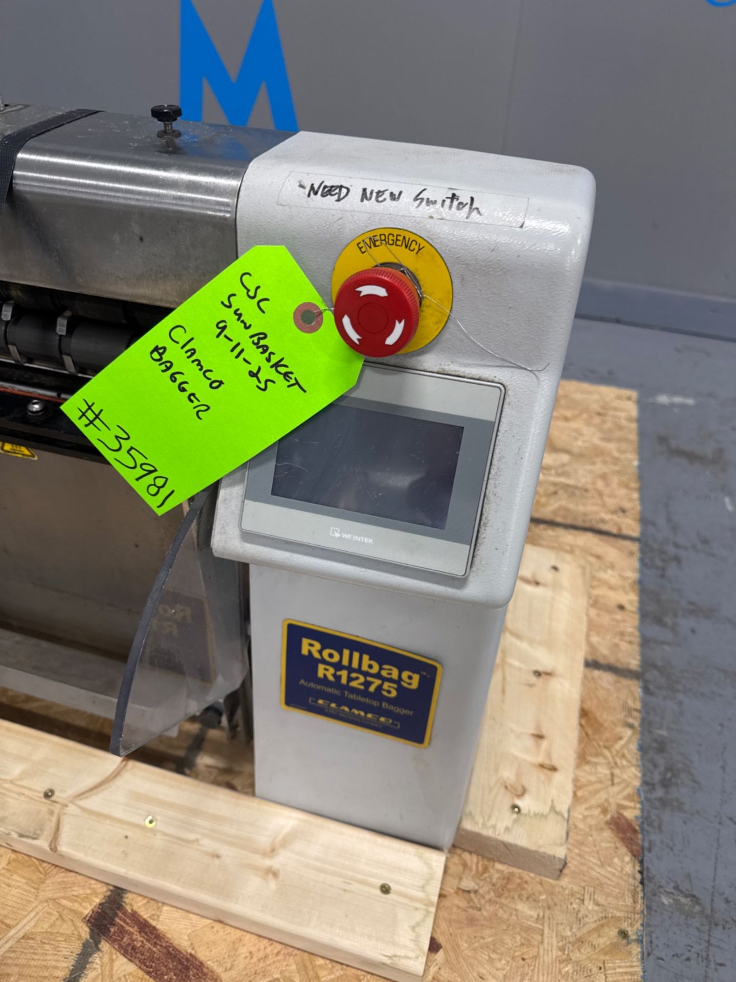 Clamco Rollbag Automatic Table Top Bagger - Image 5 of 6