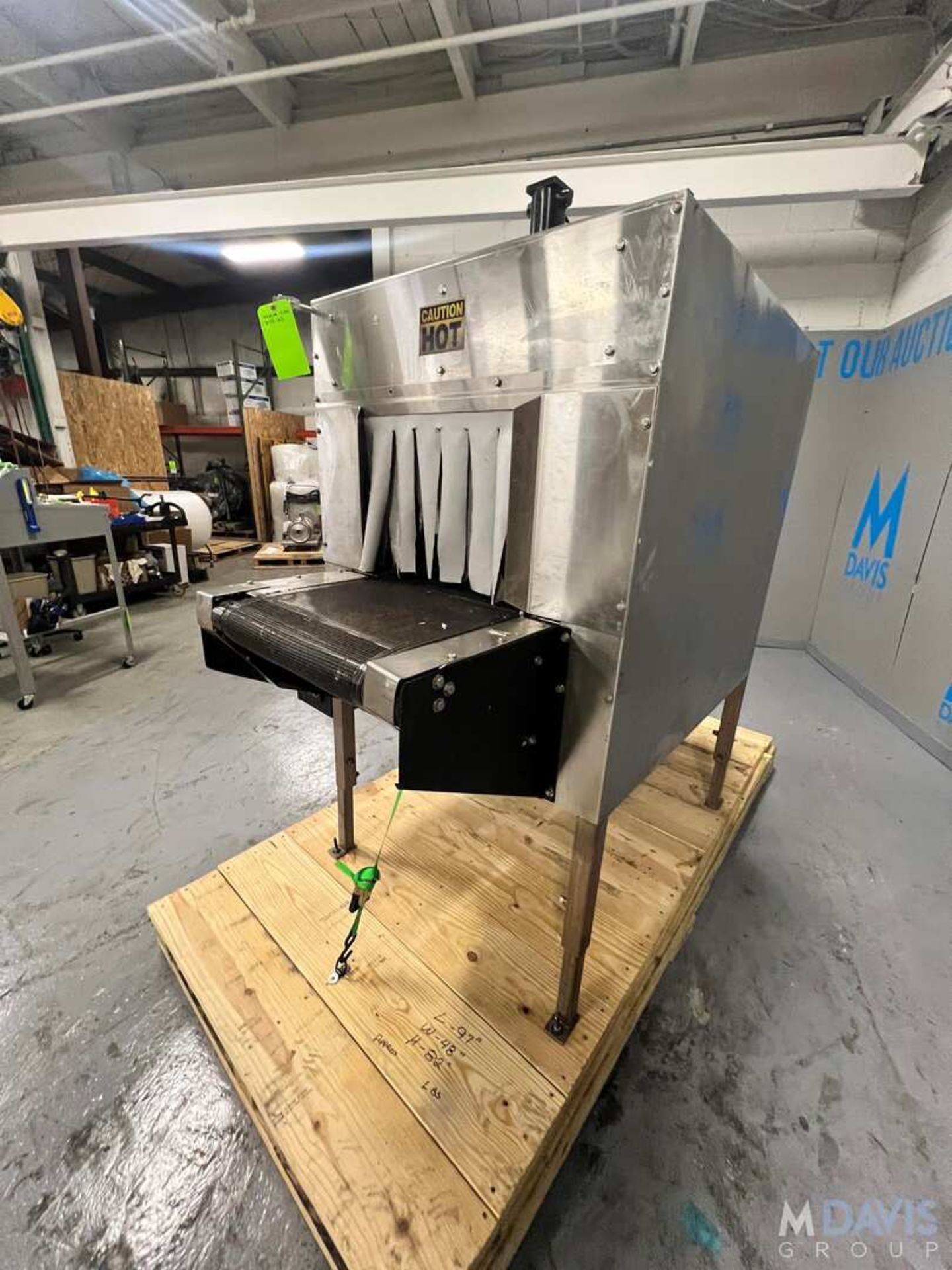 AUTOMATION PACKAGING INC API, MODEL APTU 50 DV-XI S/S HEAT SHRINK TUNNEL, S/N 829, APPROX. 18 IN. W - Image 7 of 13