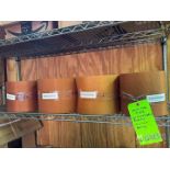 LOT OF (4) ROLLS OF RUFFTEX 7 CONVEYOR BELTING