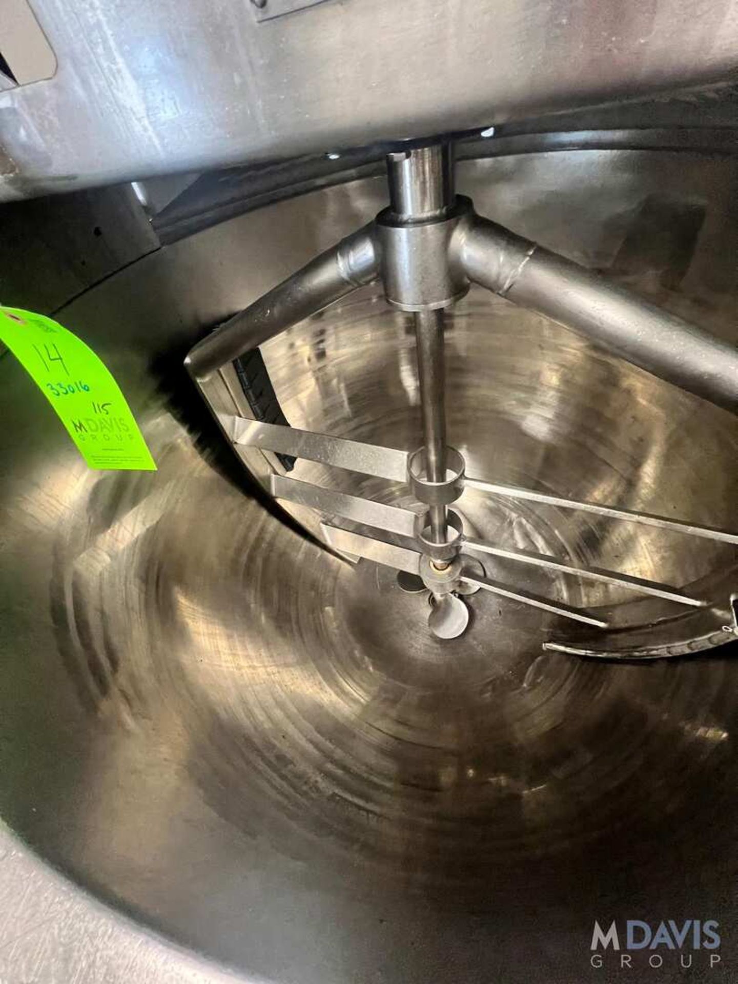 GROEN S/S DUAL MOTION JACKETED KETTLE, SWEEP SCRAPE AGITATION AND PROP STYLE AGITATION (INVENTORY # - Image 23 of 27