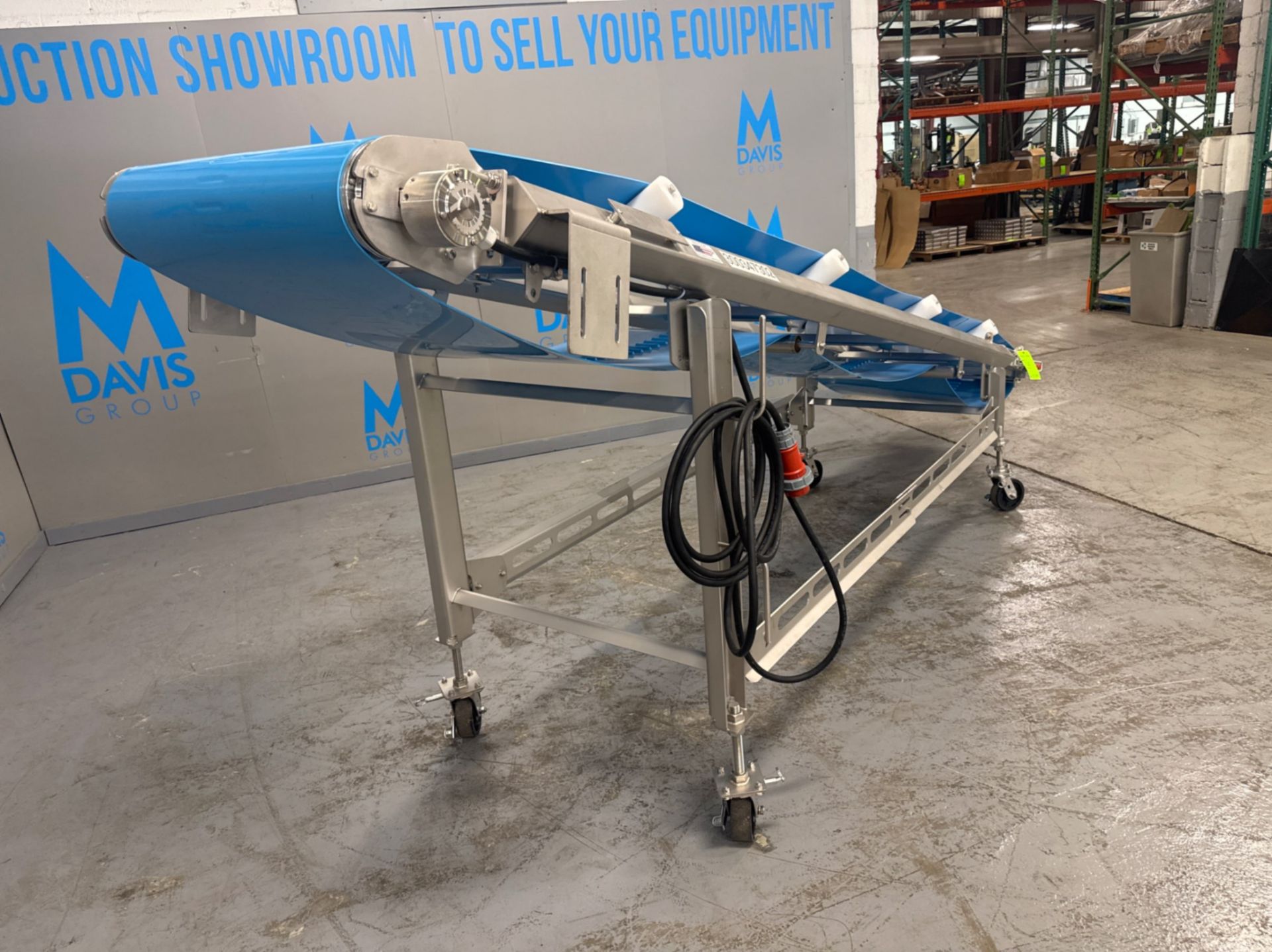 CCS / SMALLEY INCLINED S/S BELT CONVEYOR - Image 5 of 8