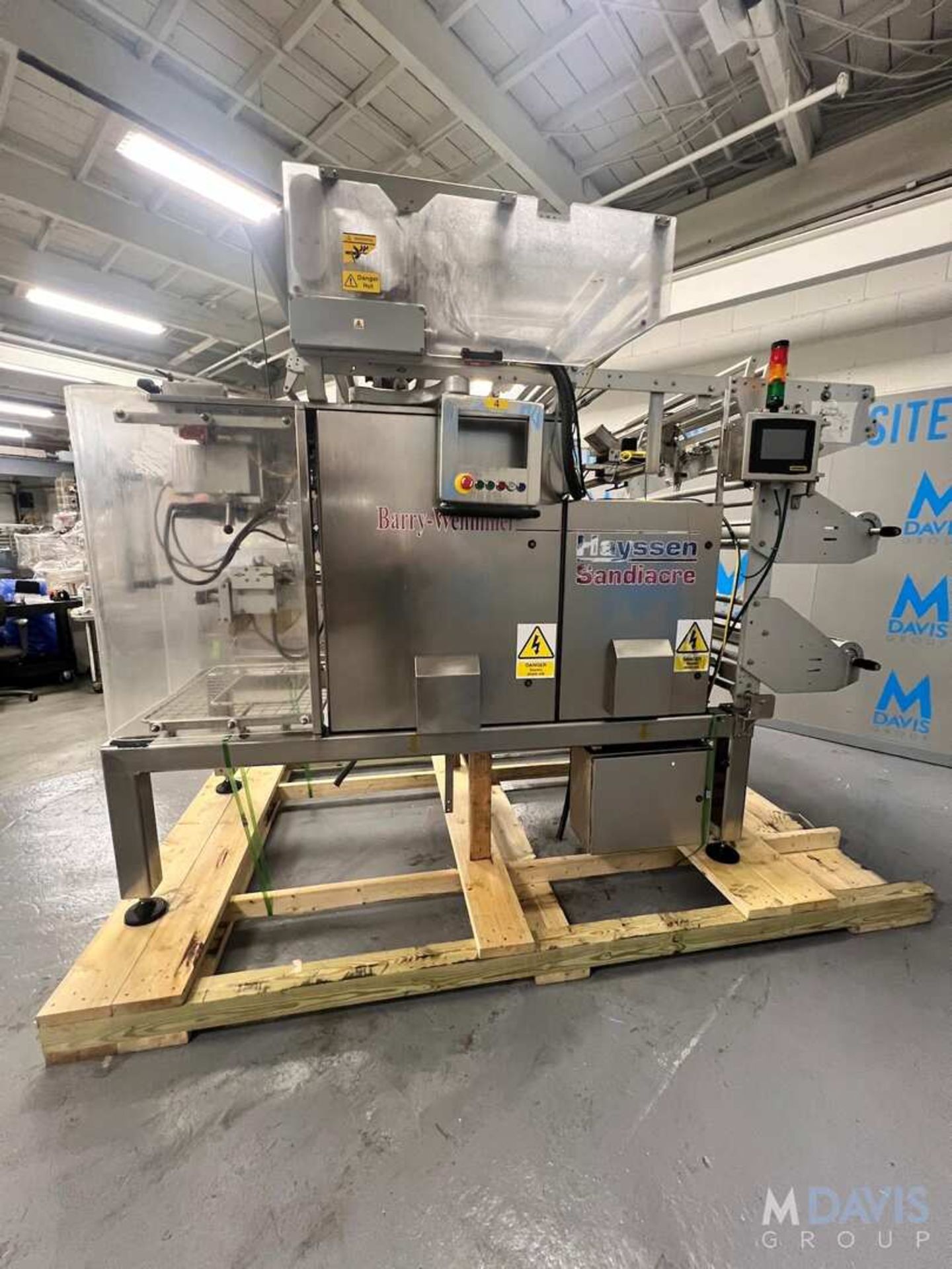 BARRY-WEHMILLER HAYSSEN SANDIACRE VERTICAL FORM FILL SEAL BAGGER, MODEL NOVUS 350, S/N MCHSP03462 ( - Image 15 of 18