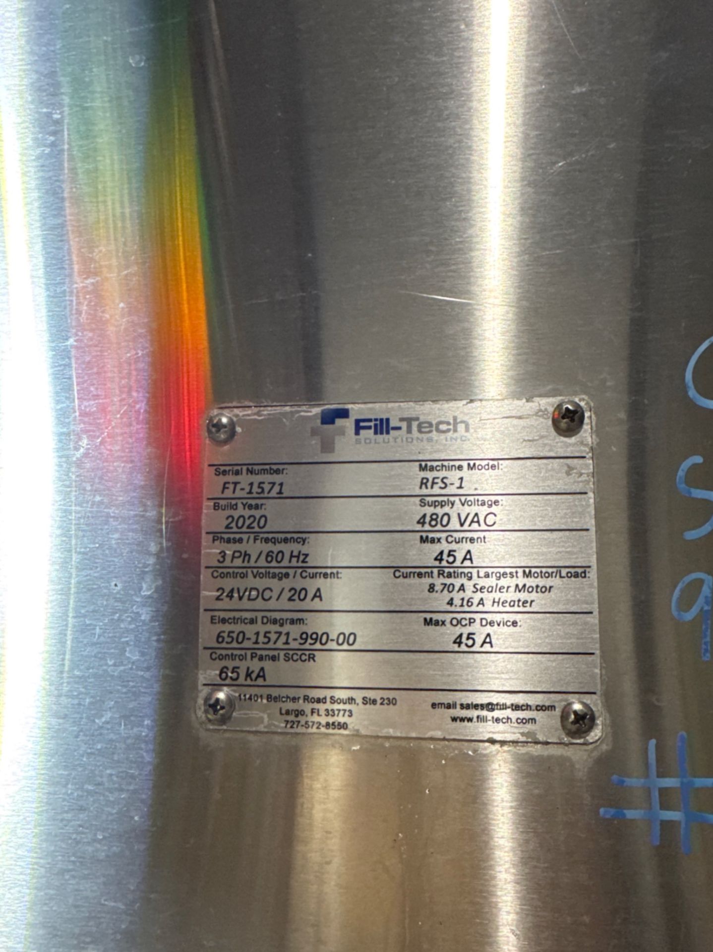 2020 Fill Tech 16 - Station Rotary S/S Filler - Image 18 of 20