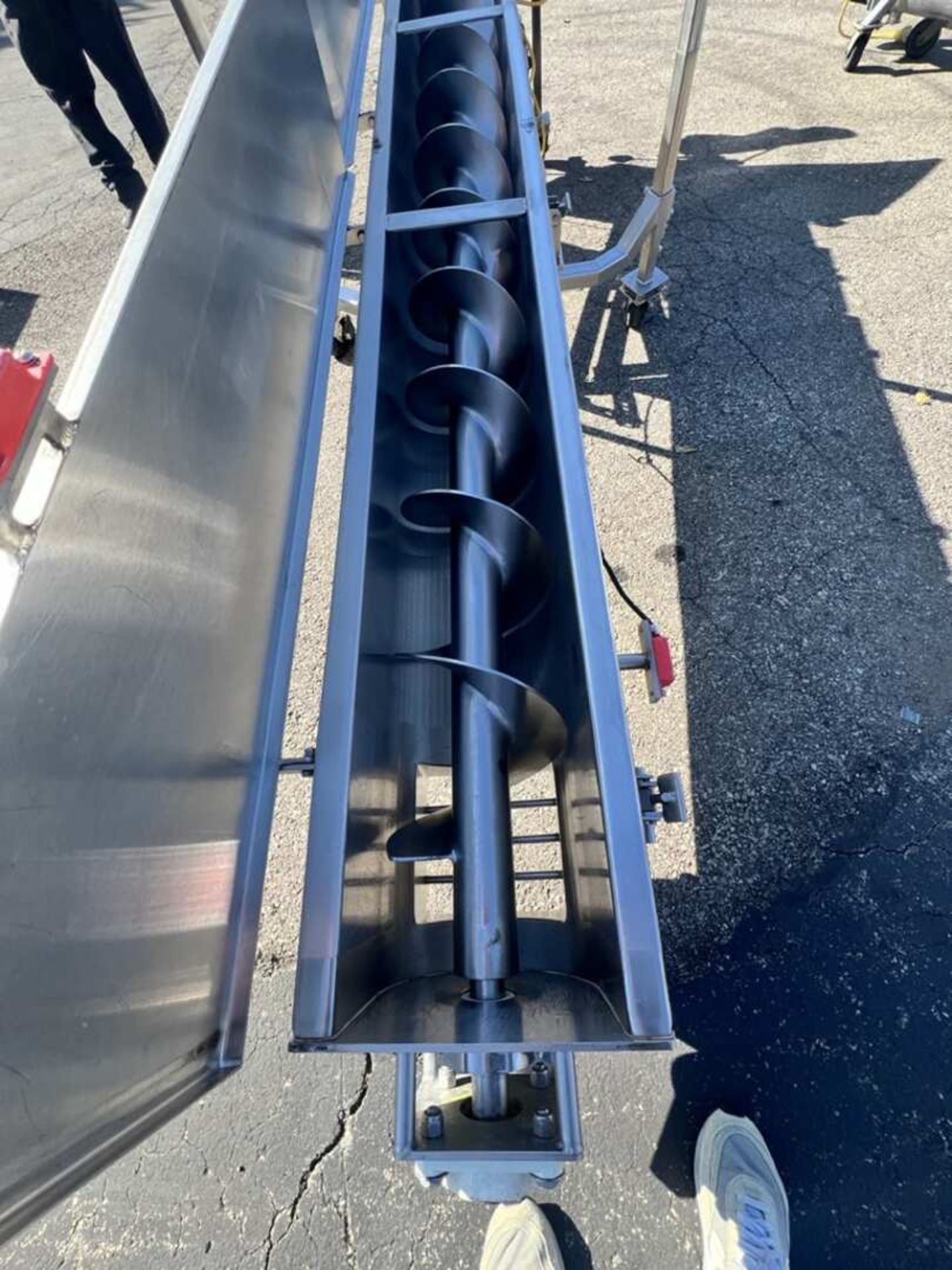 MARCHANT SCHMIDT 13 FT L PORTABLE INCLINED S/S AUGER CONVEYOR - Image 10 of 25