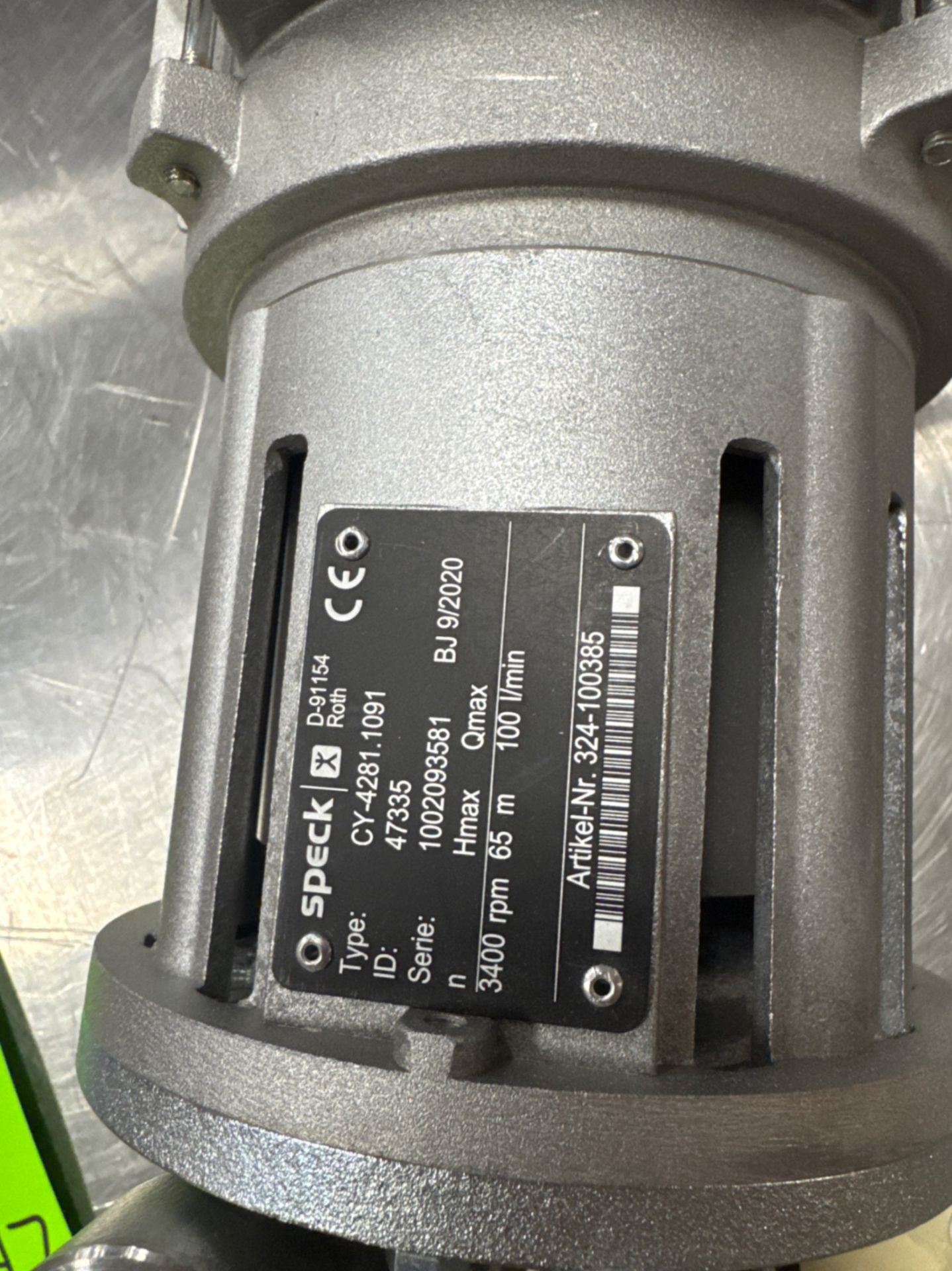 SPECK TURBINE PUMP - Image 4 of 7