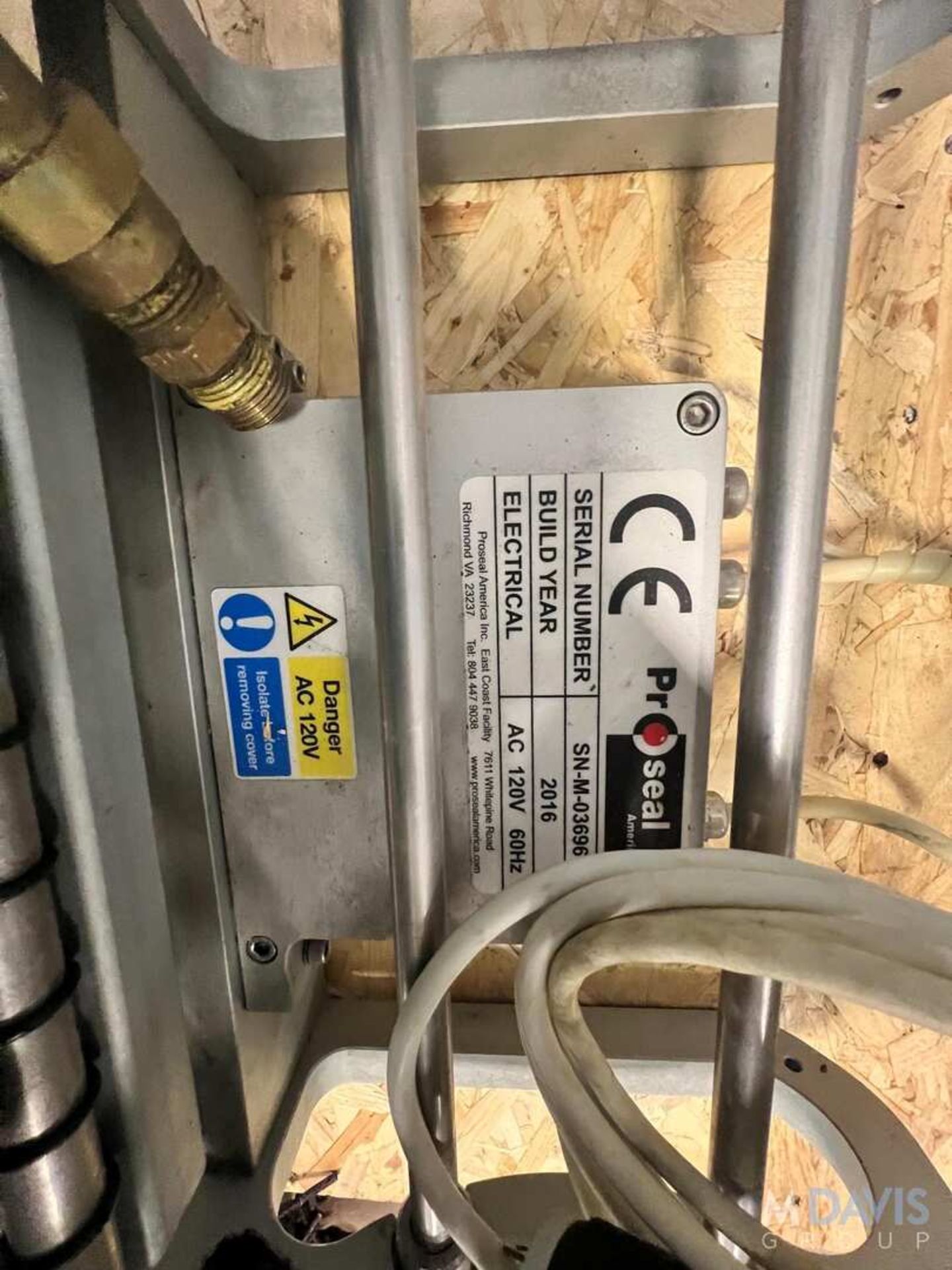 PROSEAL BENCHTOP/MANUAL TRAY SEALER, MODEL T2X, S/N SN-M-03696, 120 V, 60 HZ(INVENTORY # ) (LOCATED - Image 3 of 7