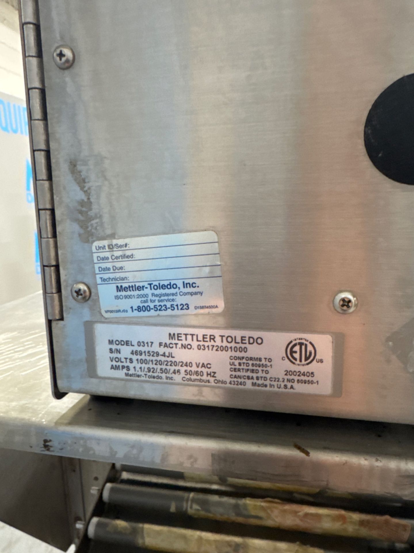 METTLER TOLEDO 706 AUTOLABELER - Image 8 of 8