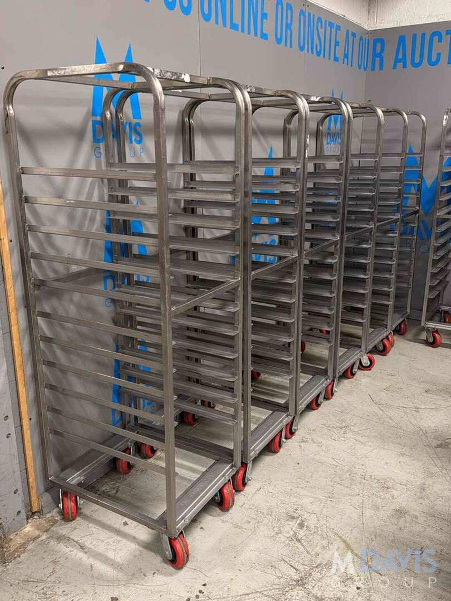 LOT OF (15) FME S/S BAKERY RACKS - Image 6 of 8