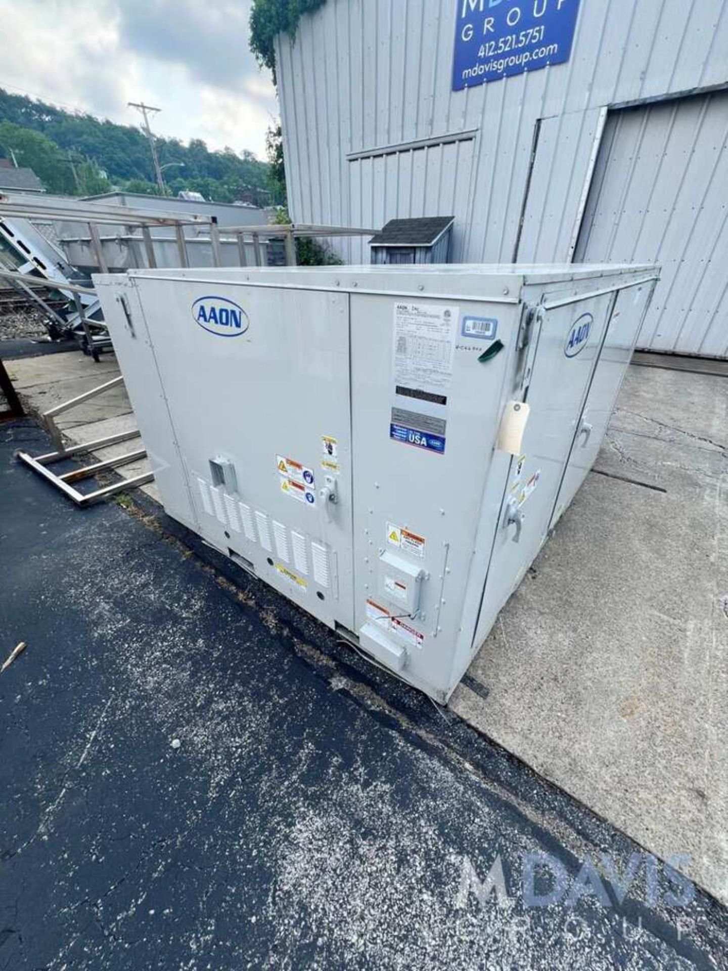 NEW AAON 11- TON HVAC AIR COOLING UNIT , MODEL RN-011-3-0-OWOK-3GB, S/N 201903-ANGZ75617, 3 PHASE - Image 6 of 11