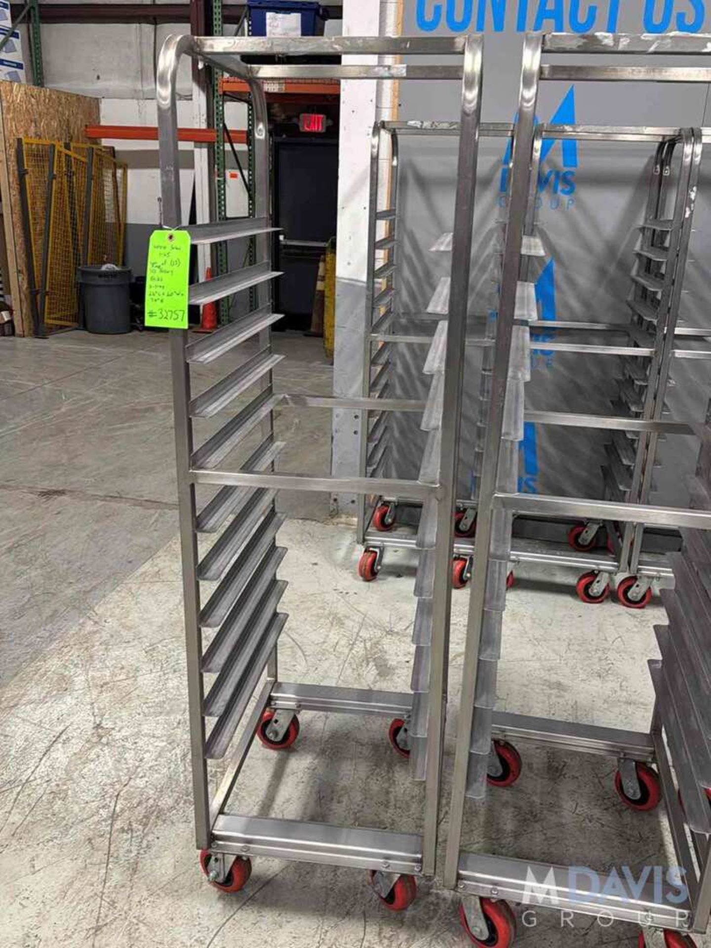 LOT OF (15) FME S/S BAKERY RACKS - Image 2 of 8