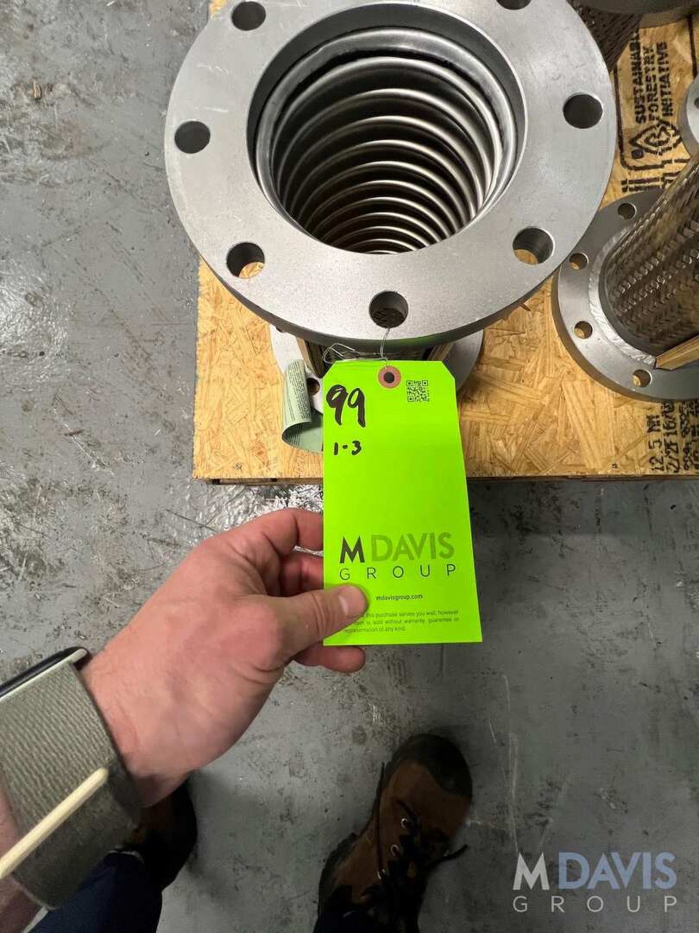 (3) NEW METRAFLEX FLANGED FLEXIBLE METAL HOSE AND PUMP CONNECTOR WITH CORRUGATED HOSE AND BRAID (IN - Image 6 of 7