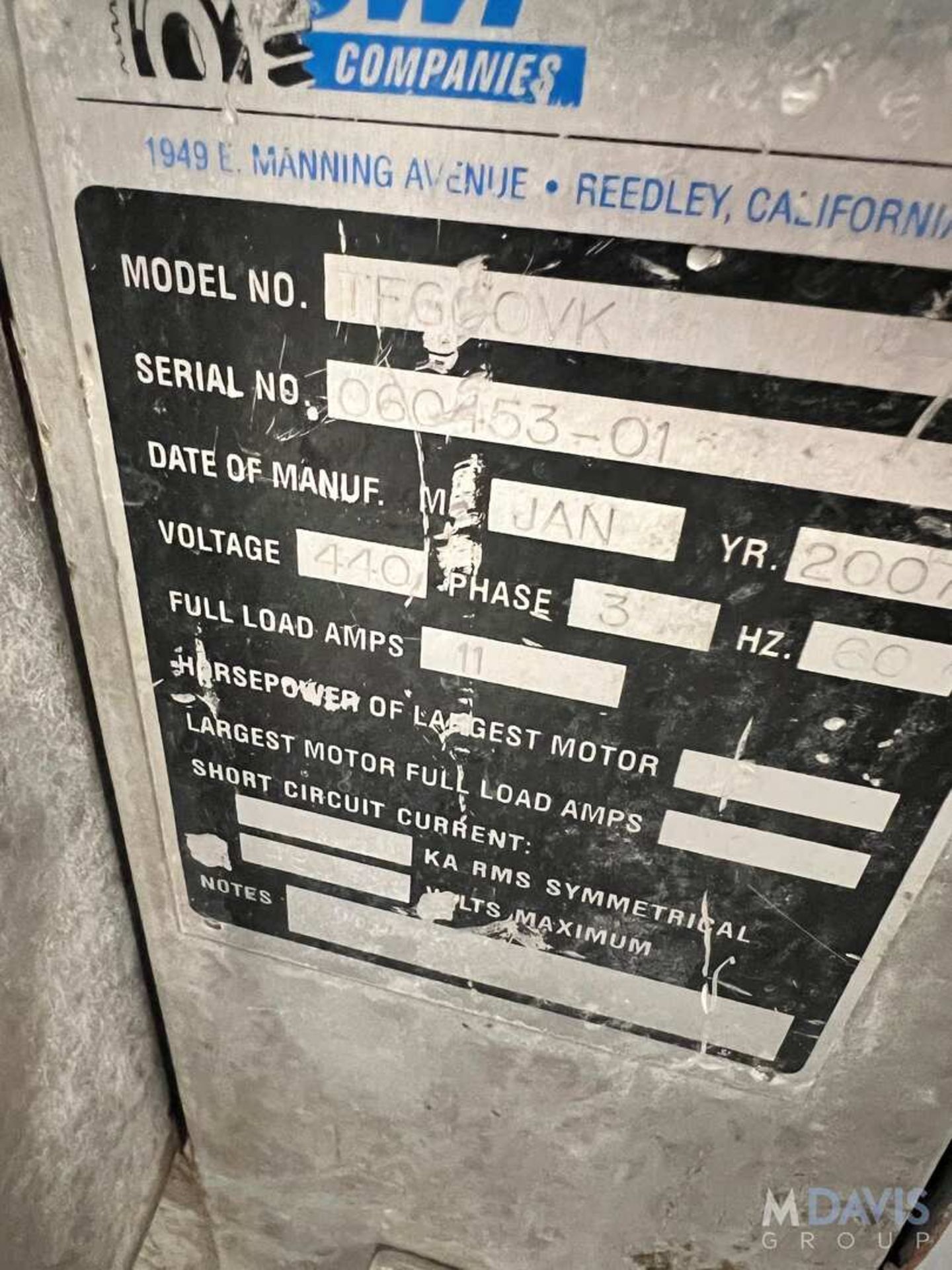 S/S TRAY FORMER (INVENTORY # ) (LOCATED @ MDG SHOWROOM - PITTSBURGH, PA) (LOCATED @ MDG SHOWROOM - - Image 9 of 13