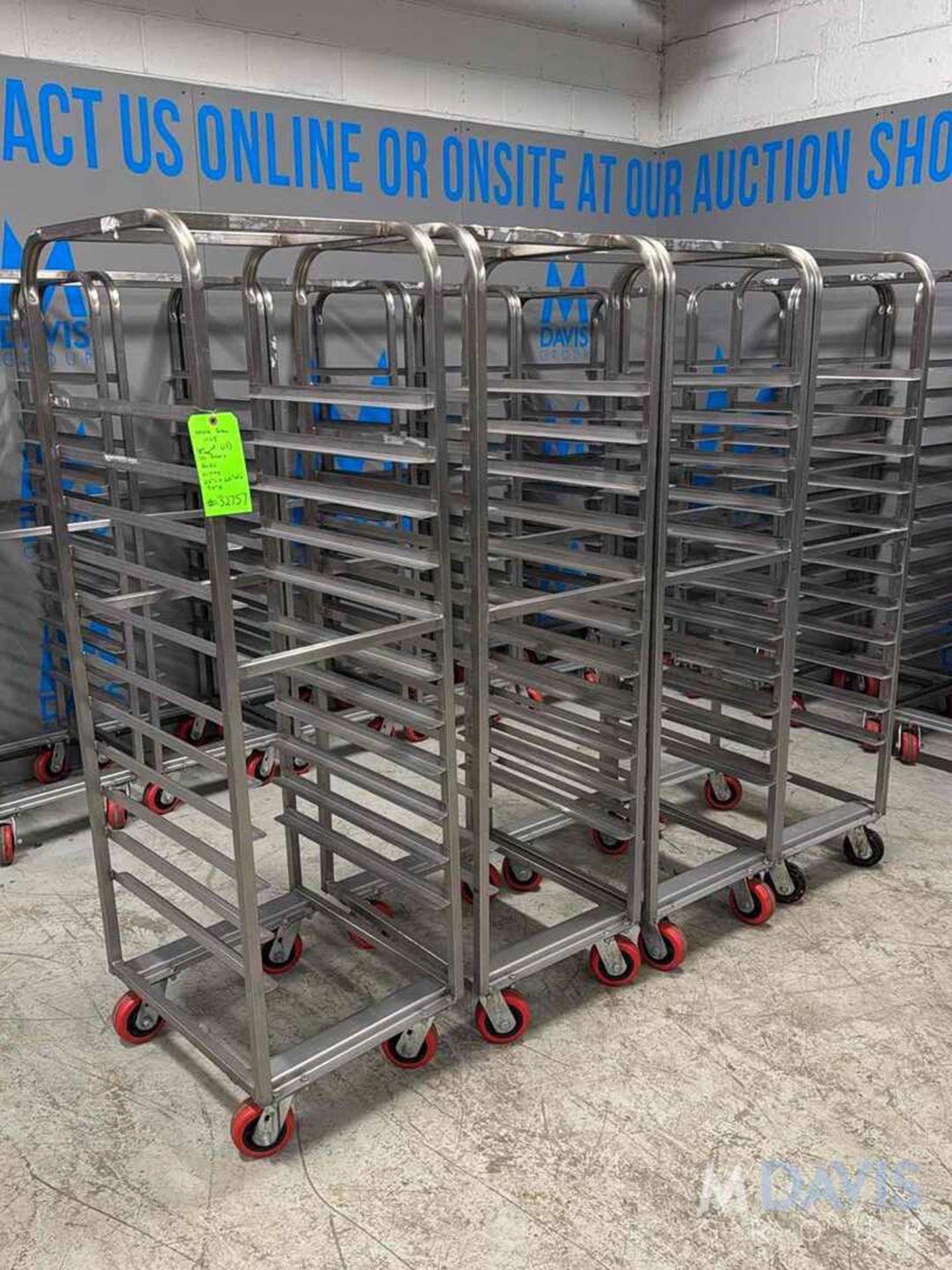 LOT OF (15) FME S/S BAKERY RACKS - Image 5 of 8